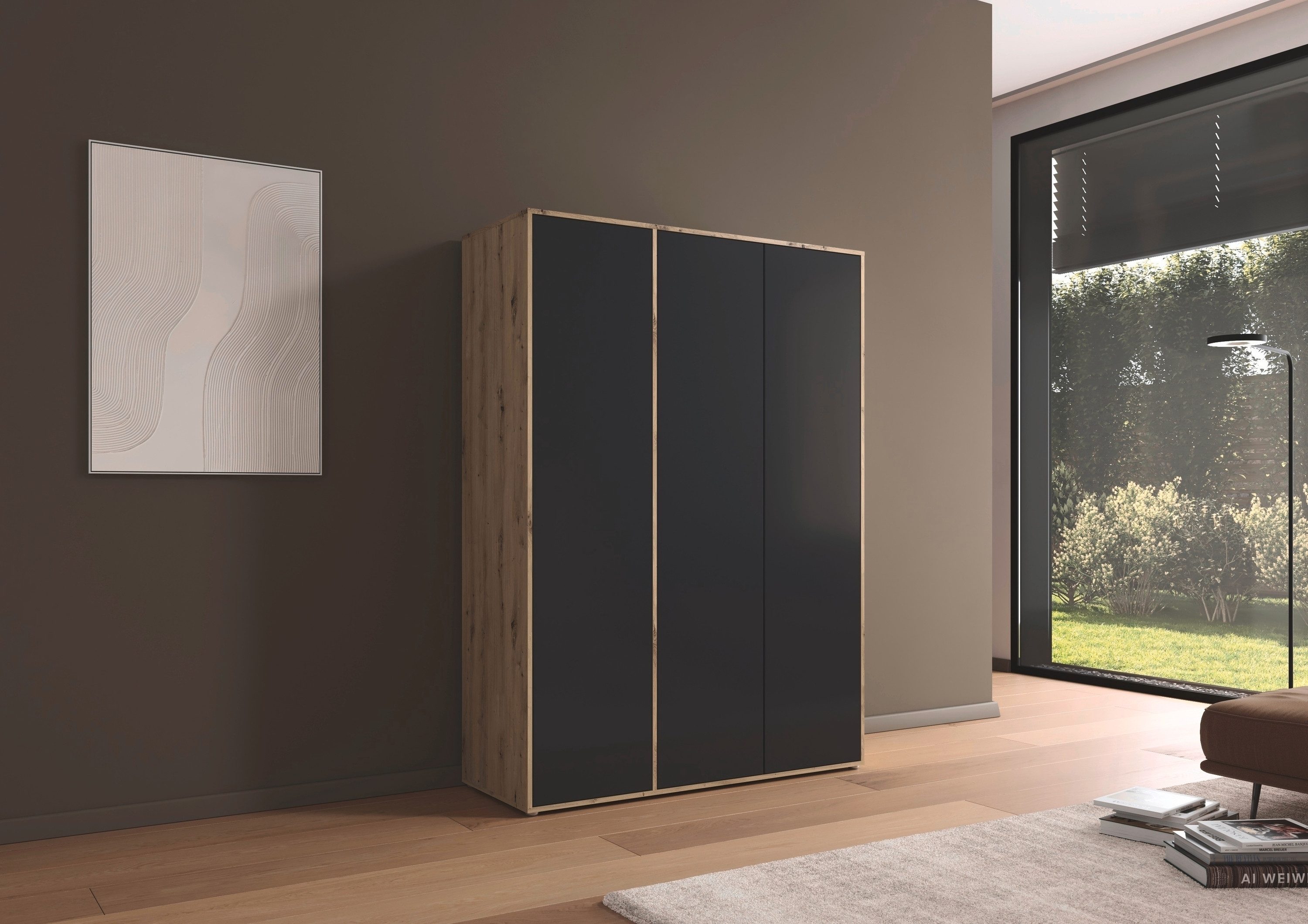 rauch Draaideurkast Kledingkast Kast Garderobe Wasmand NABILA veel Opbergruimte in 2 breedtes met push-to-open functie bestseller made in germany