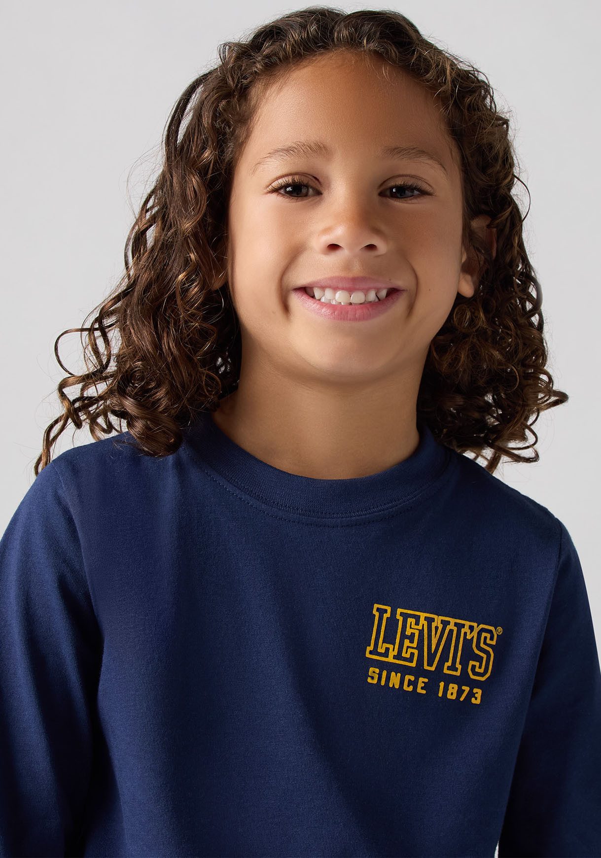Levi's Kidswear Shirt met lange mouwen met rugprint voor jongens