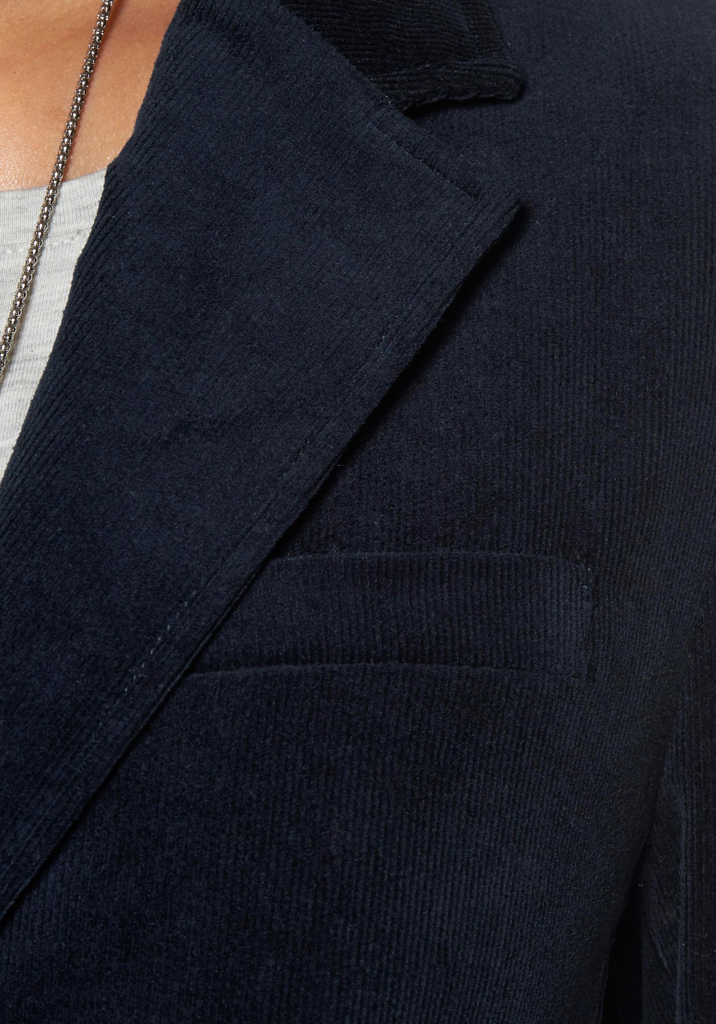 Aniston CASUAL Jasje met stofafwerkingen en mouwpatches