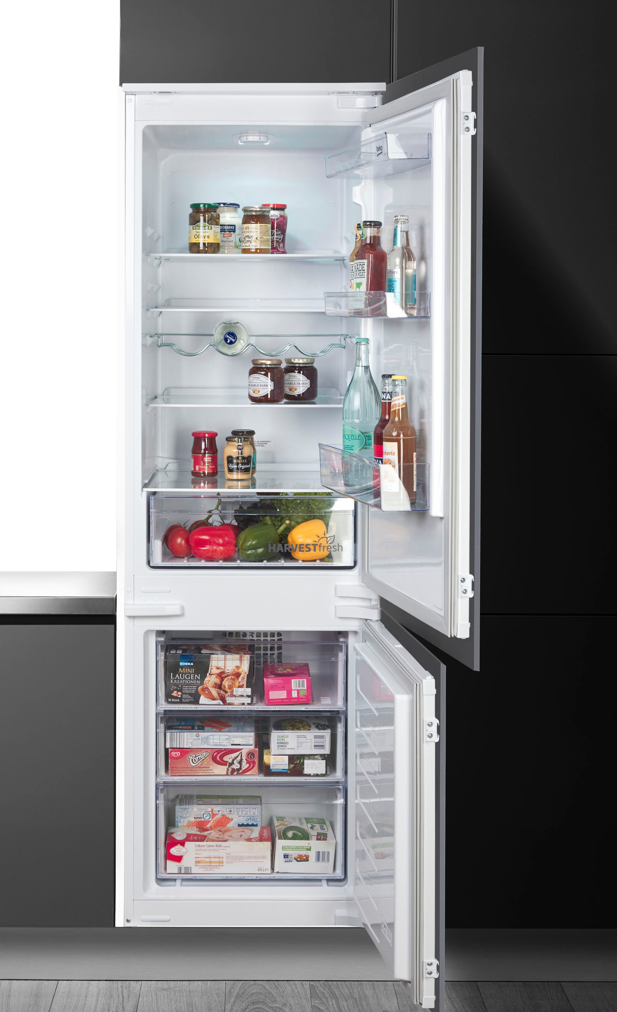 BEKO Inbouw koel-vriescombinatie BCHA275K4SN, 177,5 cm x 54 cm