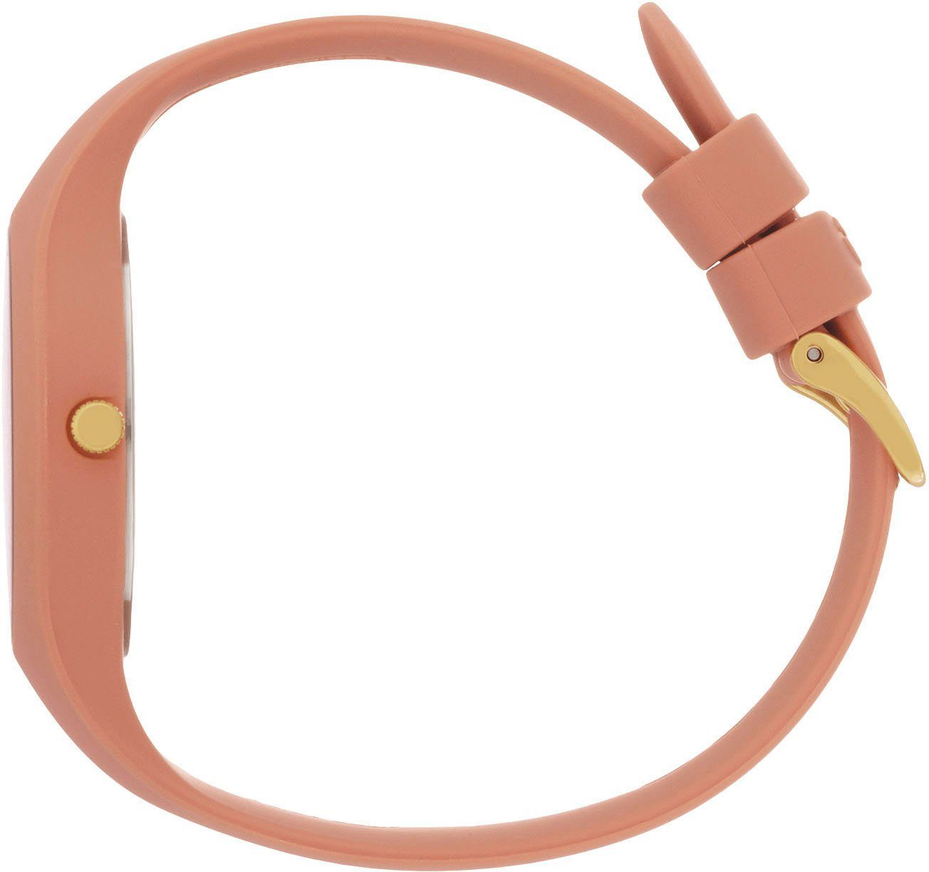 ice-watch Kwartshorloge ICE horizon - Clay - Small - 3H, 021355 Horloge, dameshorloge, analoog, siliconen band