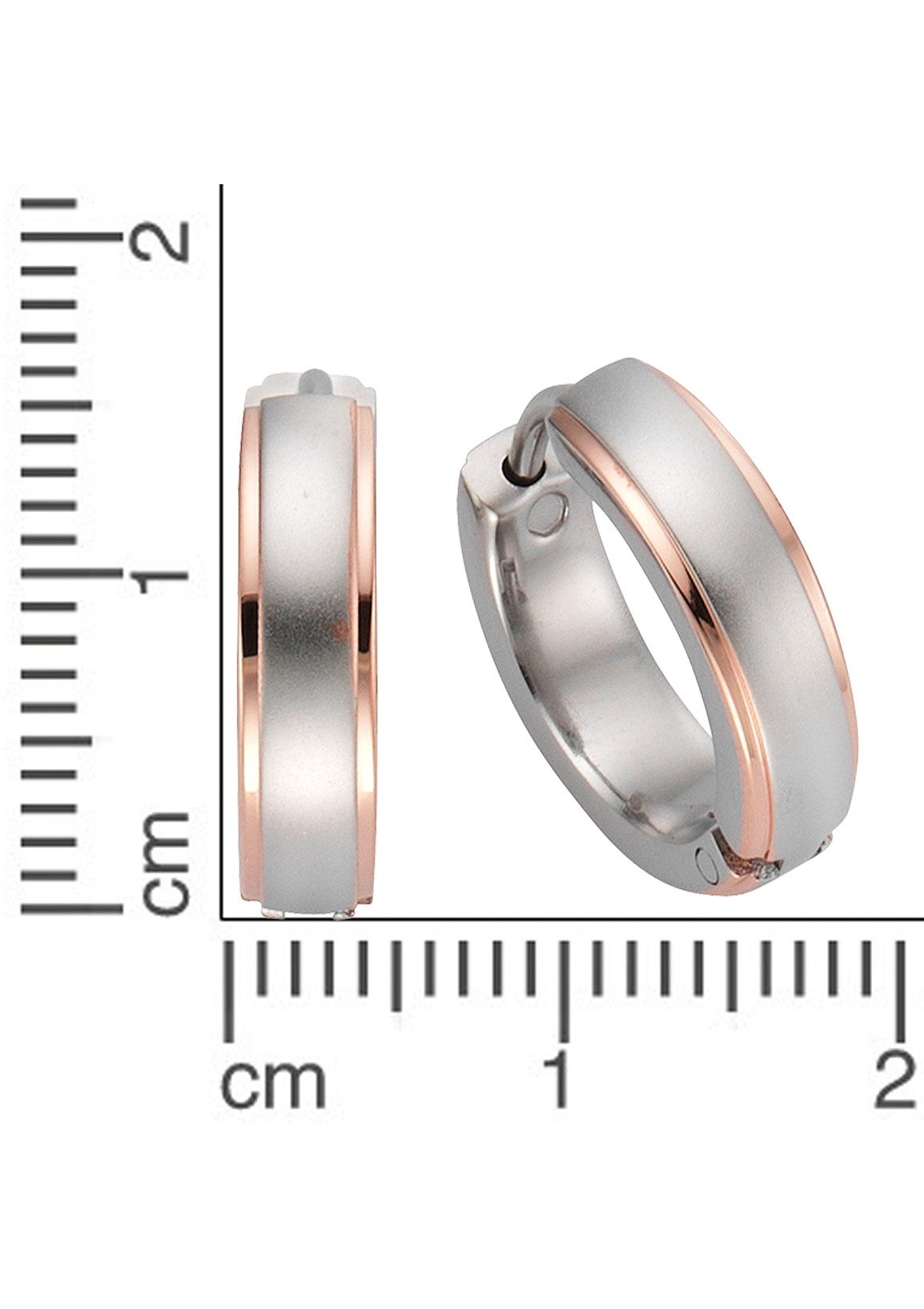 Firetti Oorringen Sieraad cadeau basic in bicolor uiterlijk, Ø ca. 15,0 mm