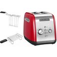 kitchenaid toaster 5kmt221eer met opzethouder voor broodjes en sandwichtang rood