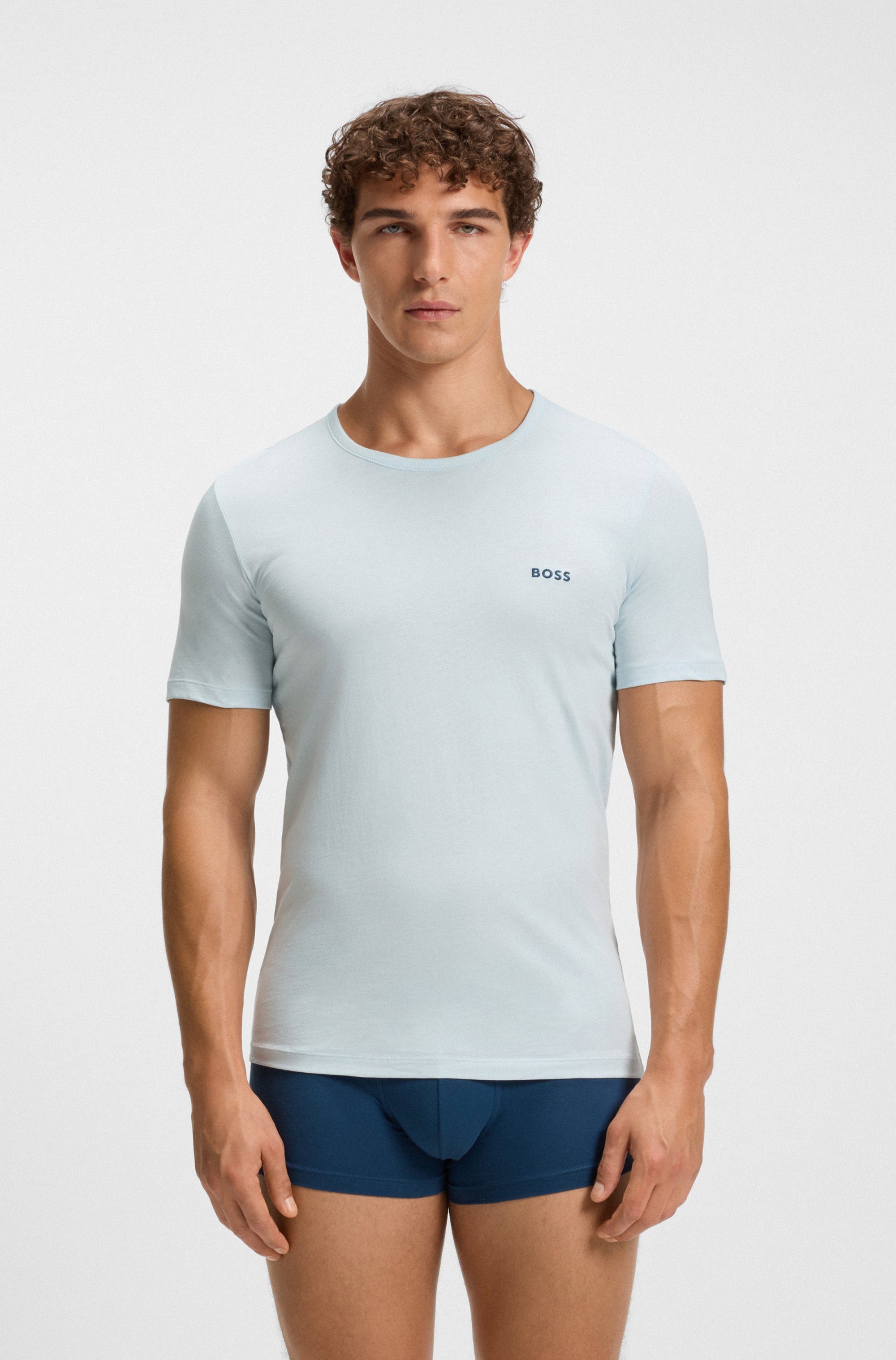 BOSS T-shirt TShirtRN 3P Classic (3-delig)