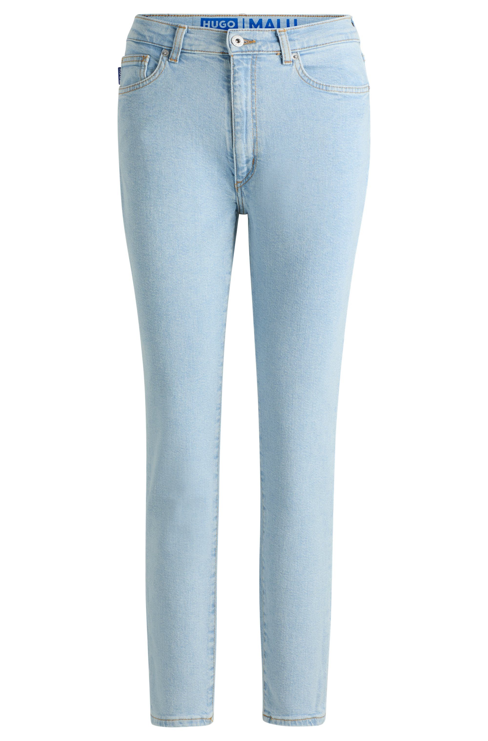 HUGO Blue Skinny fit jeans Malu Skinny fit met gemiddelde taillehoogte