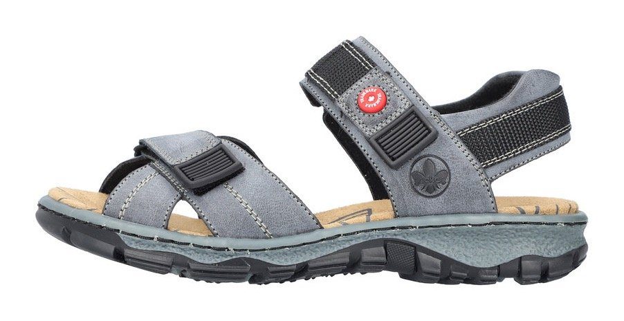 Rieker Sandalen zomerschoen, outdoorschoen, sleehak, in trekkinglook