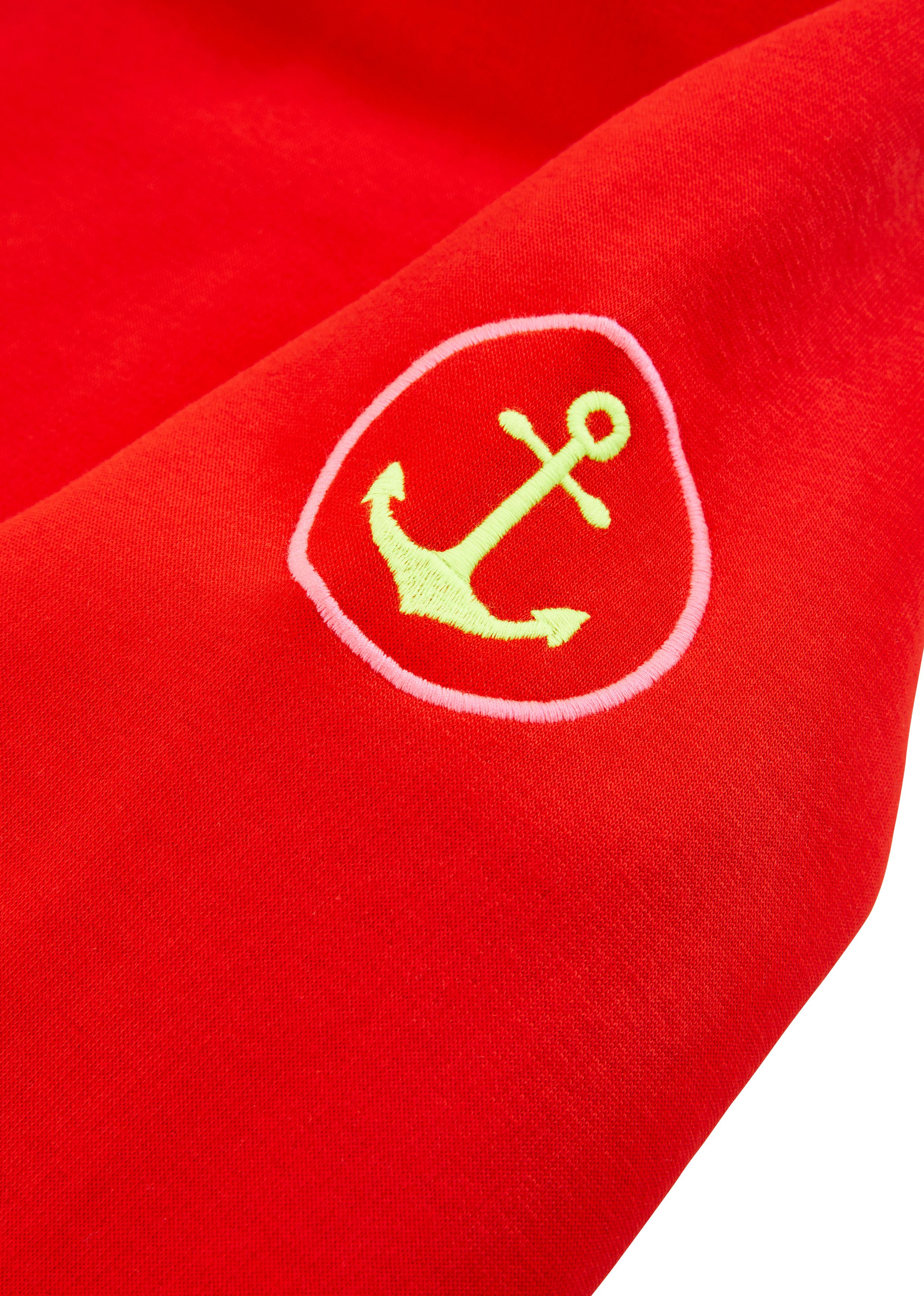 Zwillingsherz Hoodie Limited Edition met capuchon, geborduurd "moin" en ankerontwerp, exclusief bij otto