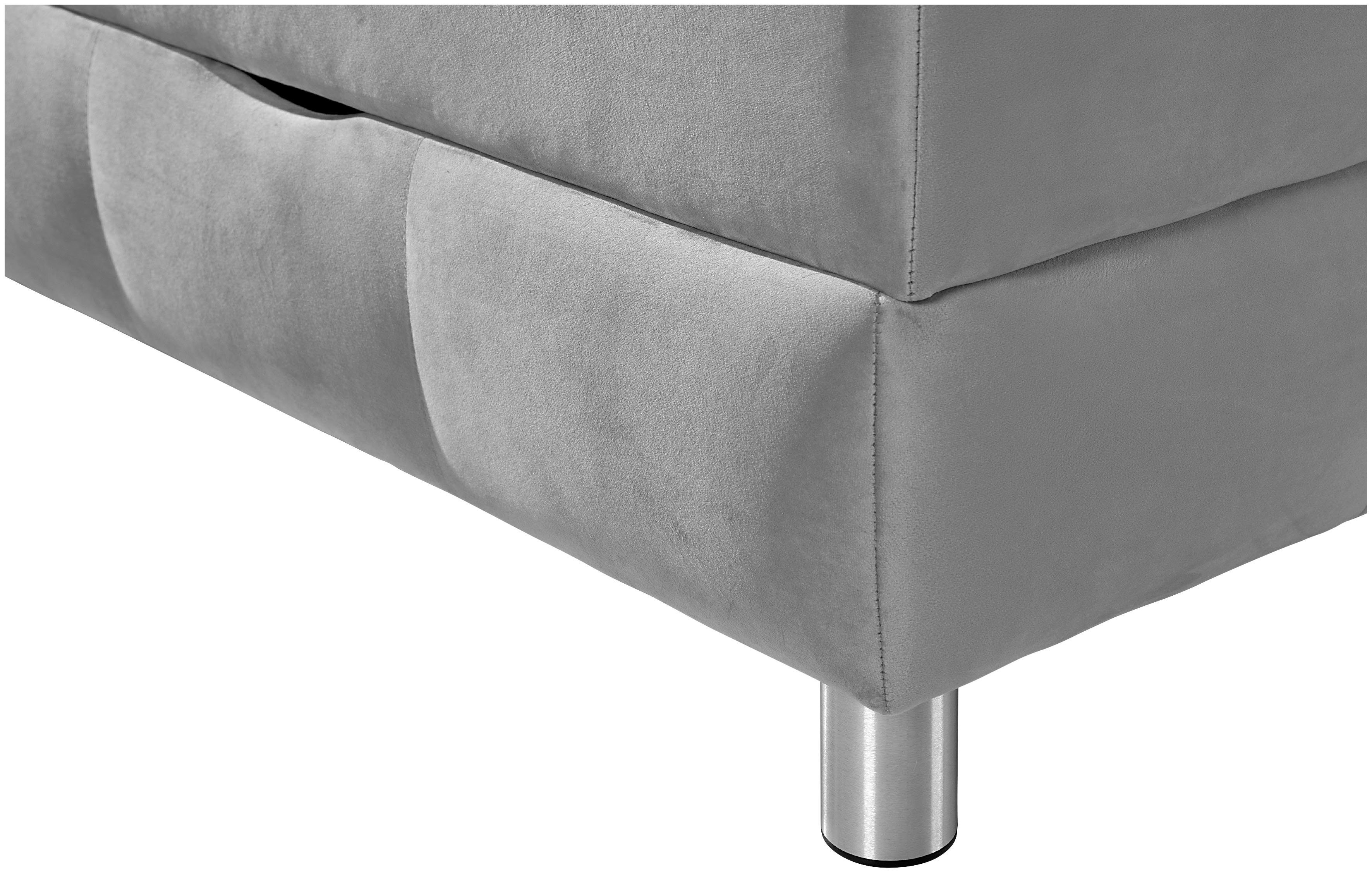 INOSIGN Boxspring Vaasa inclusief bedlade & topper, xxl-uitvoering, extra lengte 220 cm