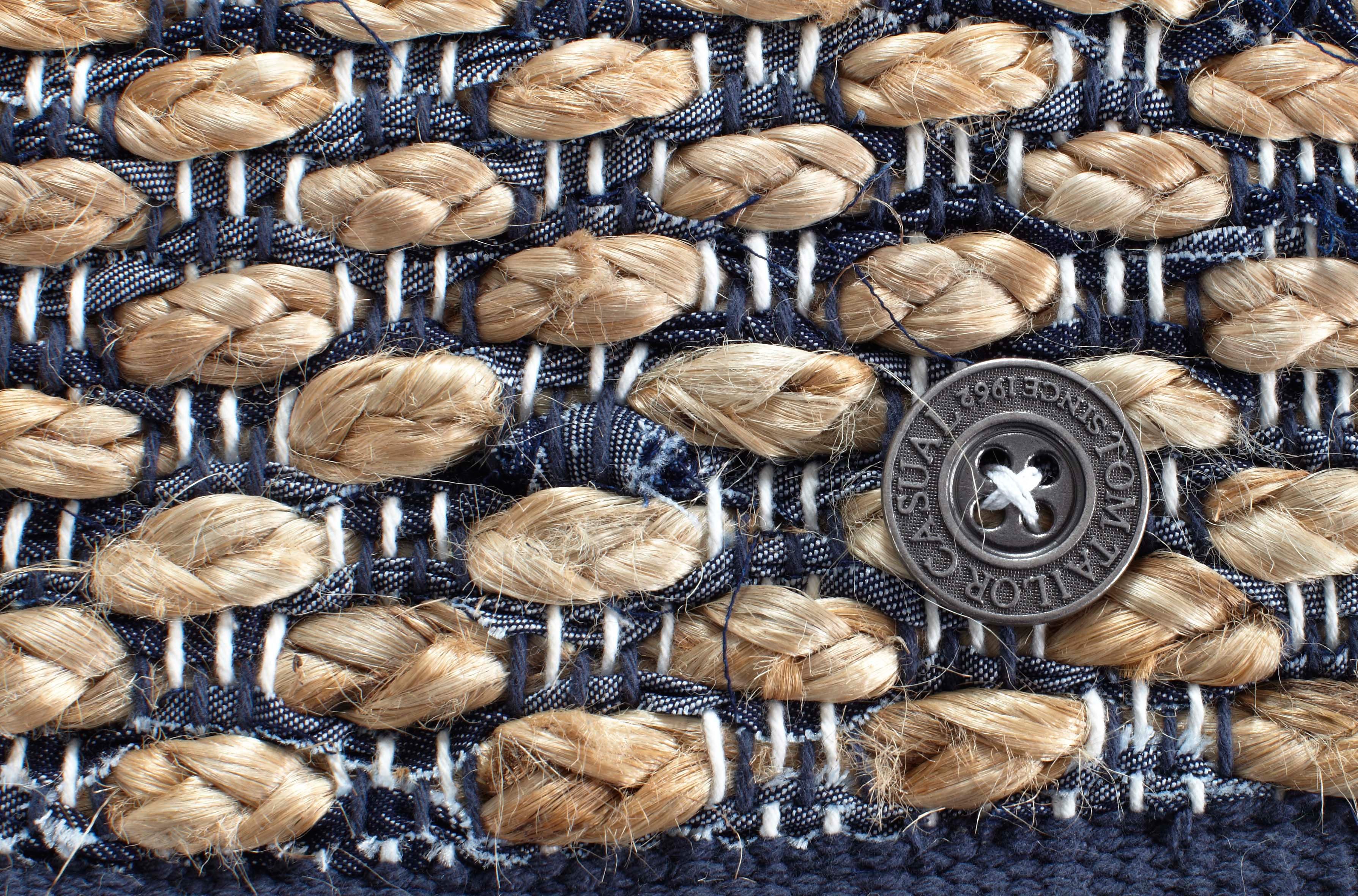 TOM TAILOR HOME Vloerkleed Braid Platweefsel, met de hand geweven, materiaal: 70% jute, 30% katoen