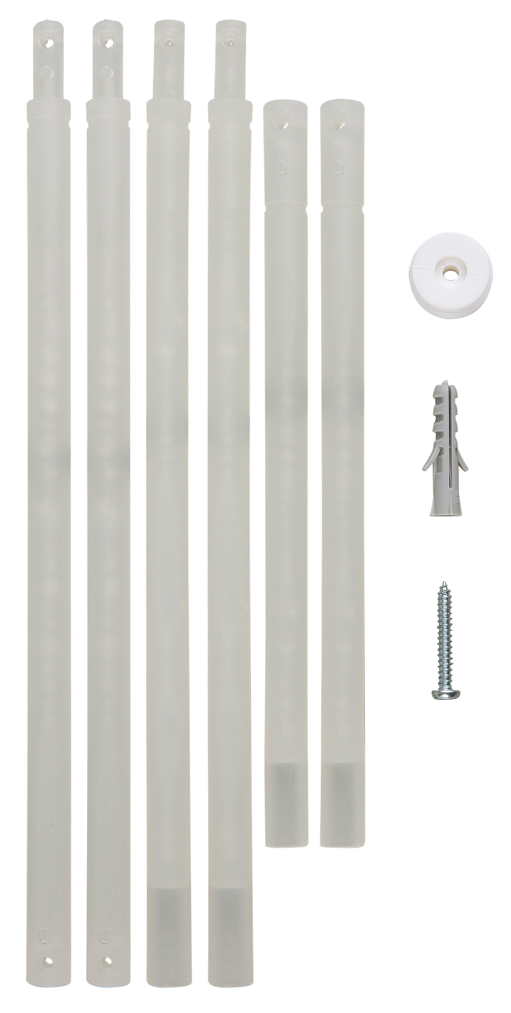 Home affaire Romeins rolgordijn Gander halftransparant, polyester, lussen (1 stuk)