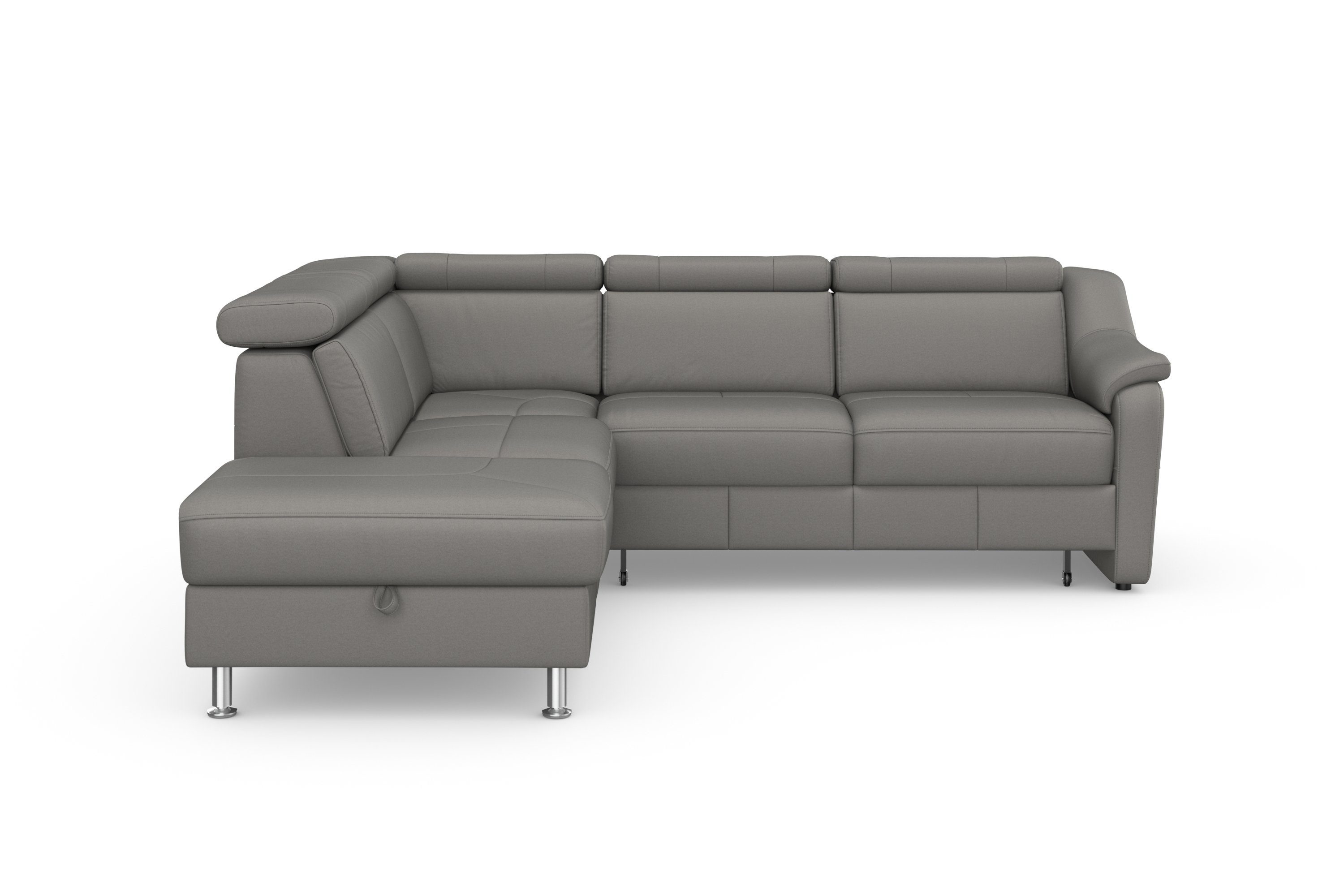 sit&more Hoekbank Freetown L-vorm met verstelbare hoofdsteun en comfortabele binnenvering