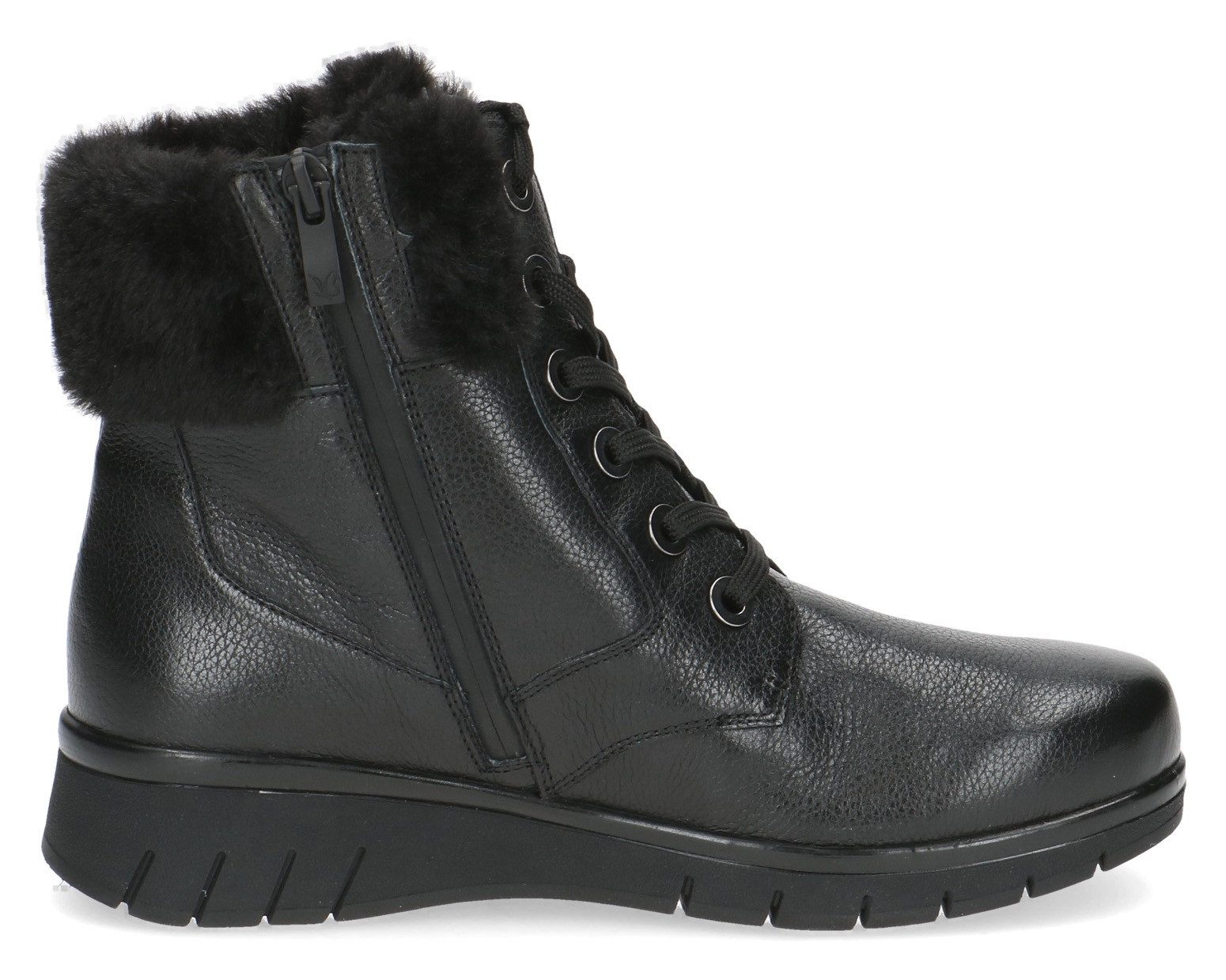 Caprice Winterlaarzen , sleehak, veterschoenen, veterschoen enkellaars in breedte h (zeer breed)
