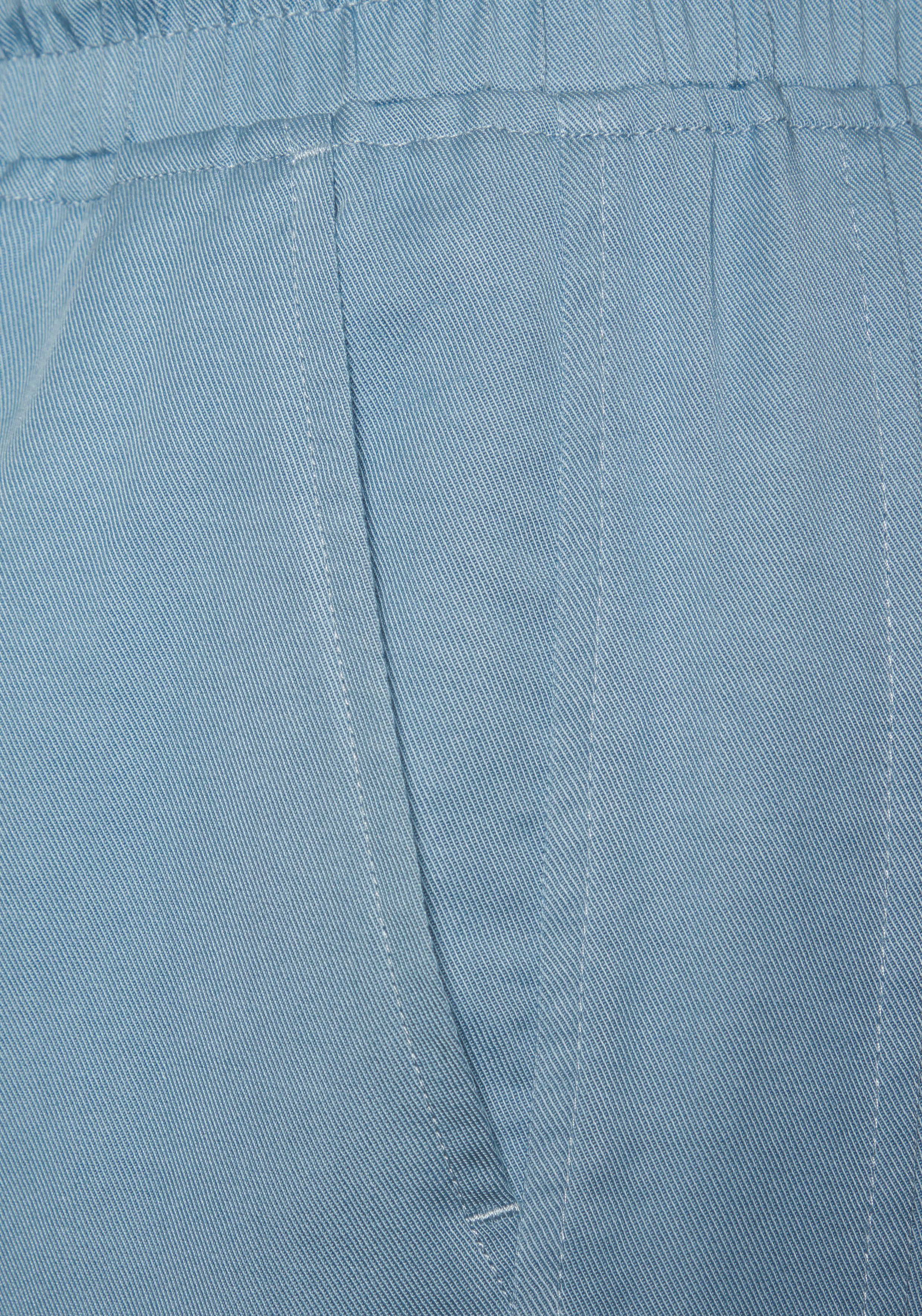 Lascana Comfortbroek van geweven stof, elastische stofbroek met zakken