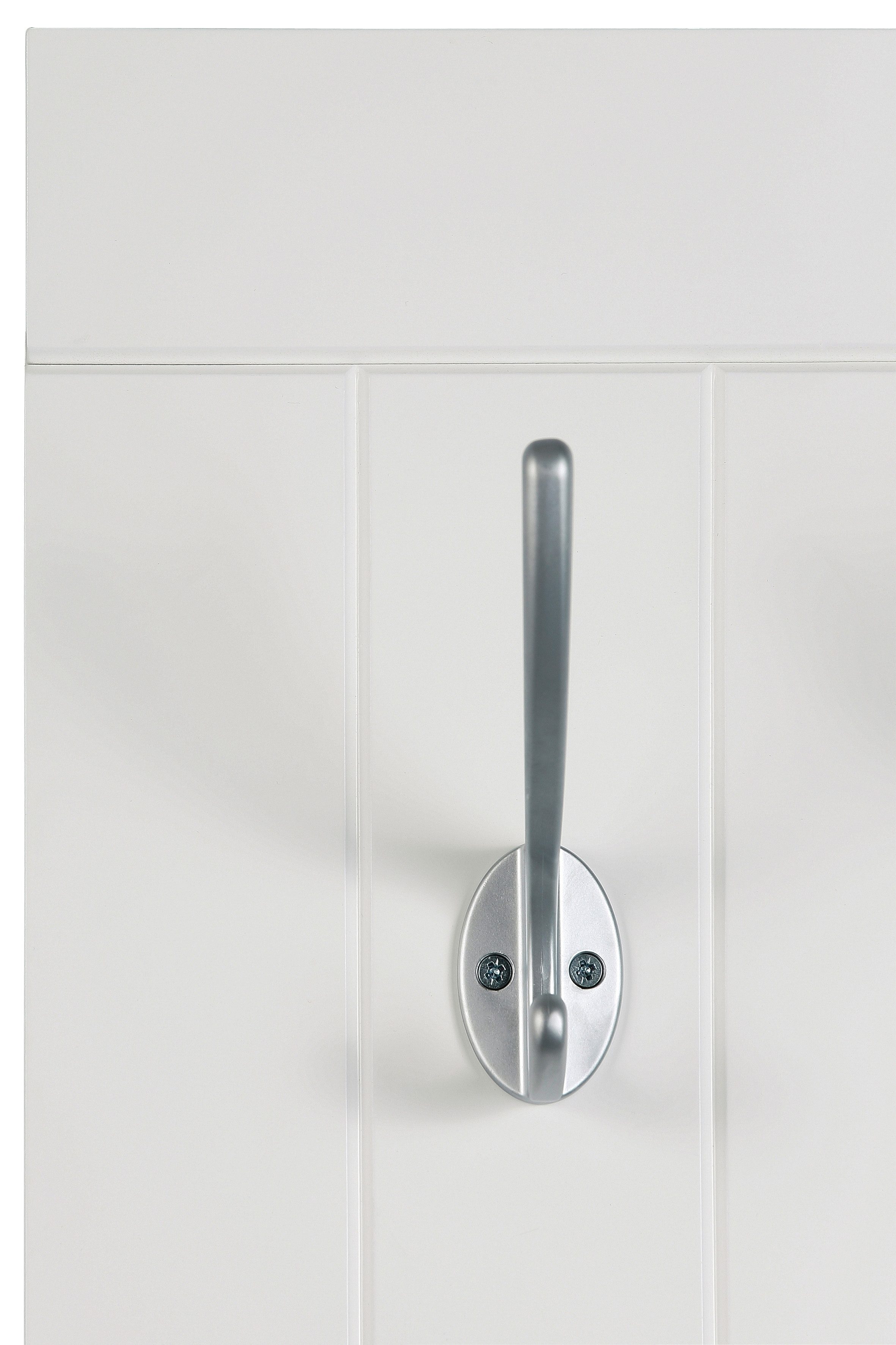 Home affaire Kapstokpaneel Nekso met spiegel, breedte 116 cm, van mdf of massief hout, fsc