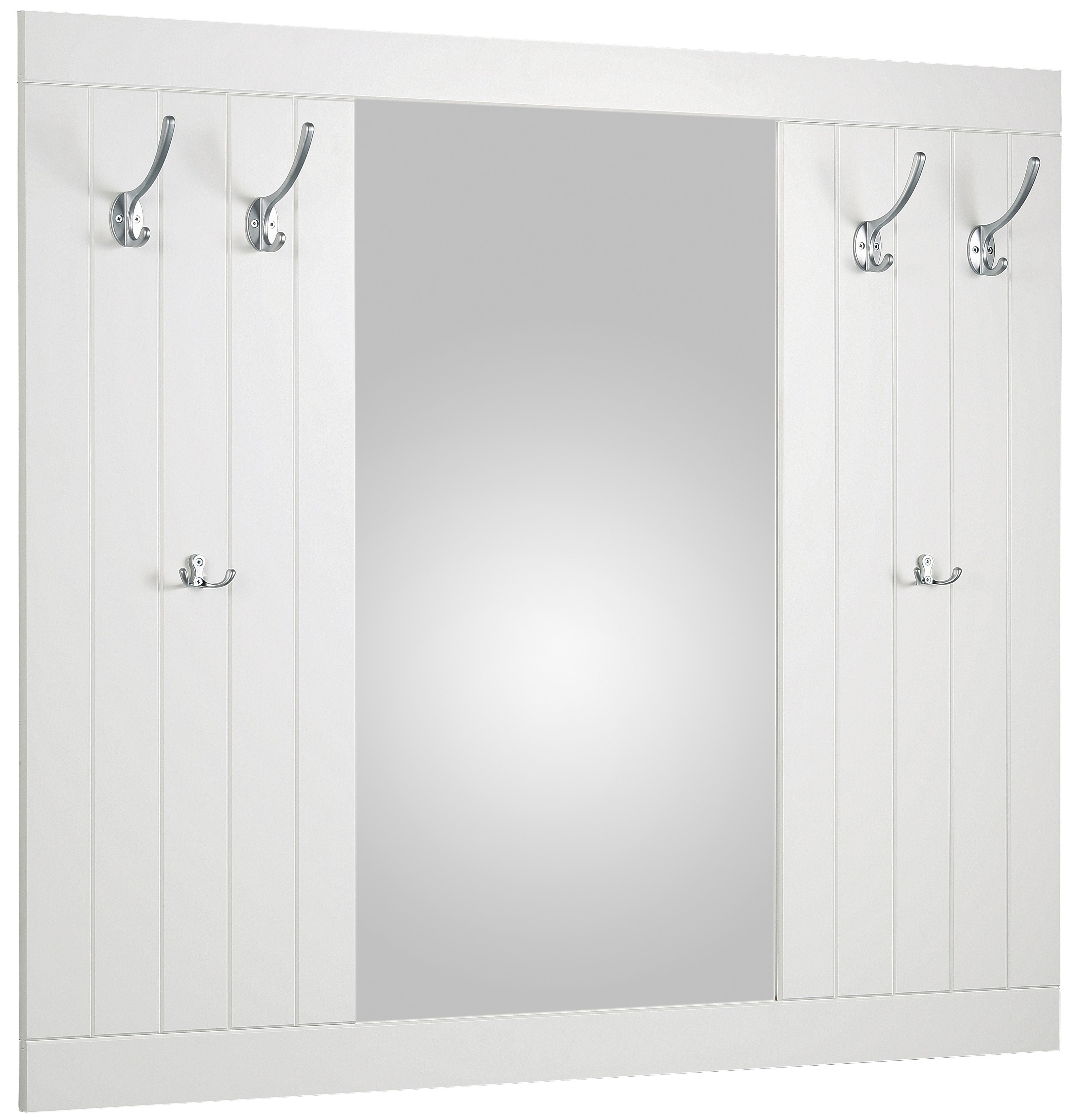 Home affaire Kapstokpaneel Nekso met spiegel, breedte 116 cm, van mdf of massief hout, fsc