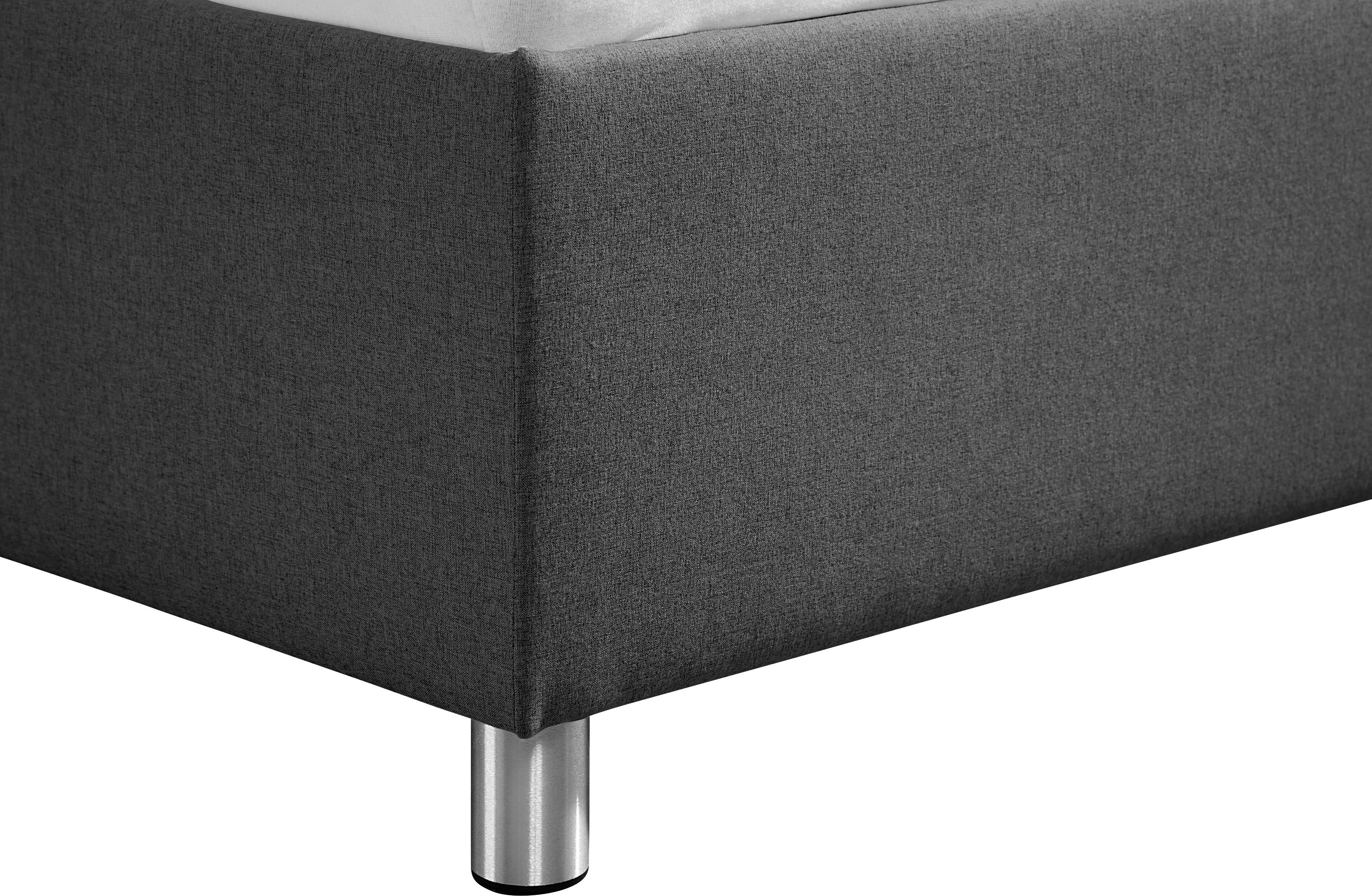 Maintal Gestoffeerd bed Kieferwald met bedlade, optioneel met bonnell- of pocketveringmatras