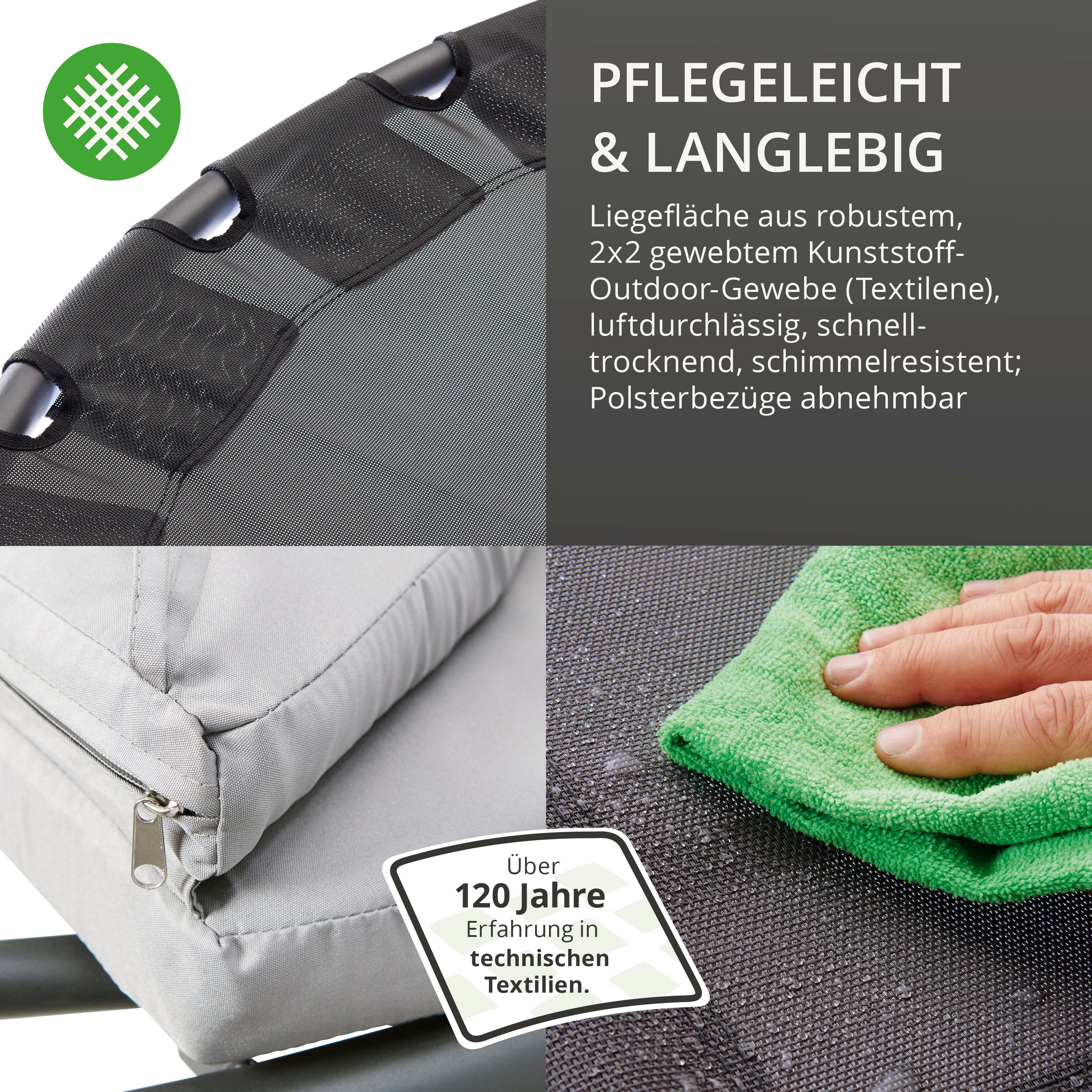 Leco Ligstoel Luxe schommelbed Mareike