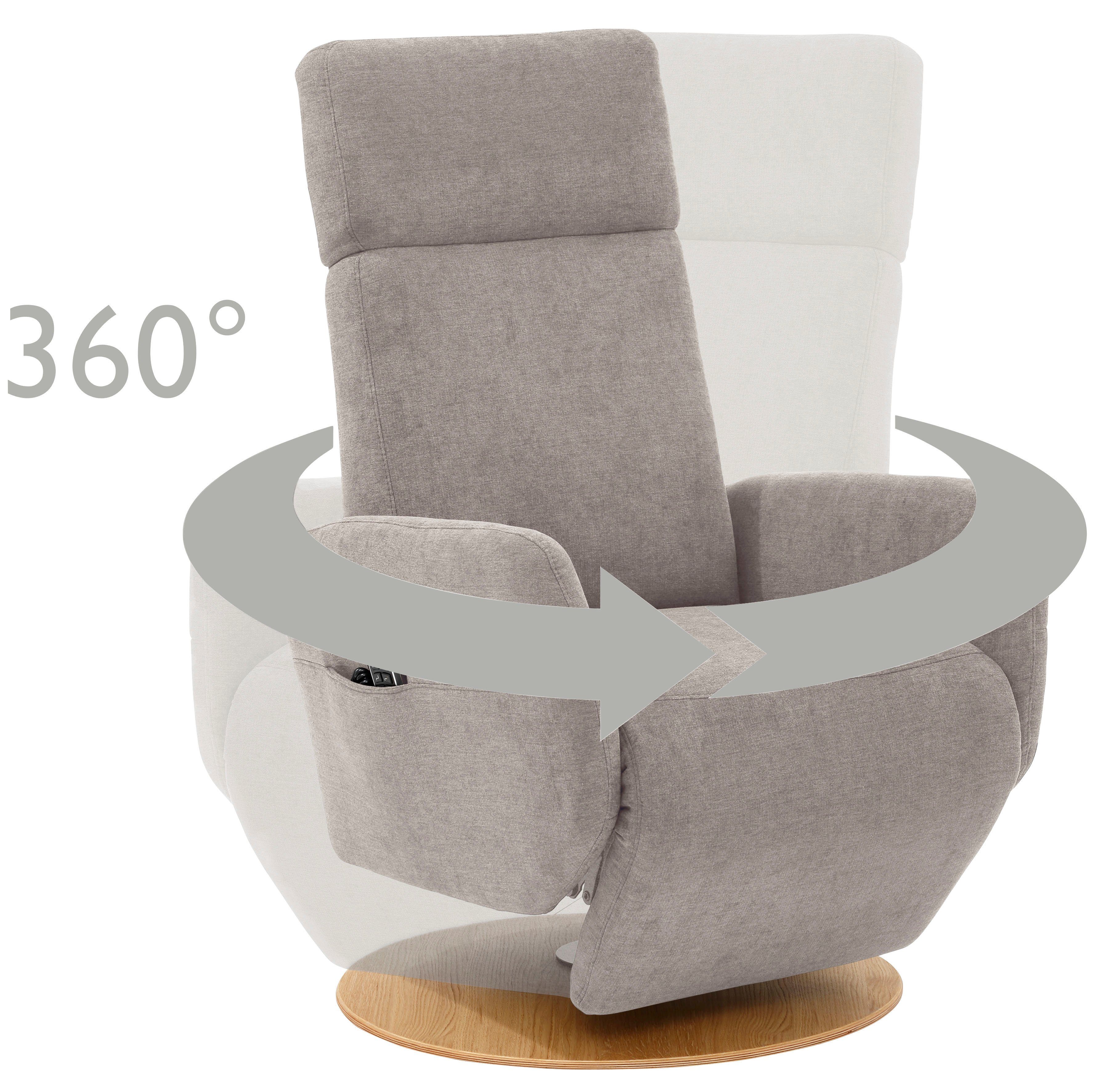 sit&more Relaxfauteuil Cobra naar keuze met 2 motoren, 2 motoren en accu of met 2 motoren