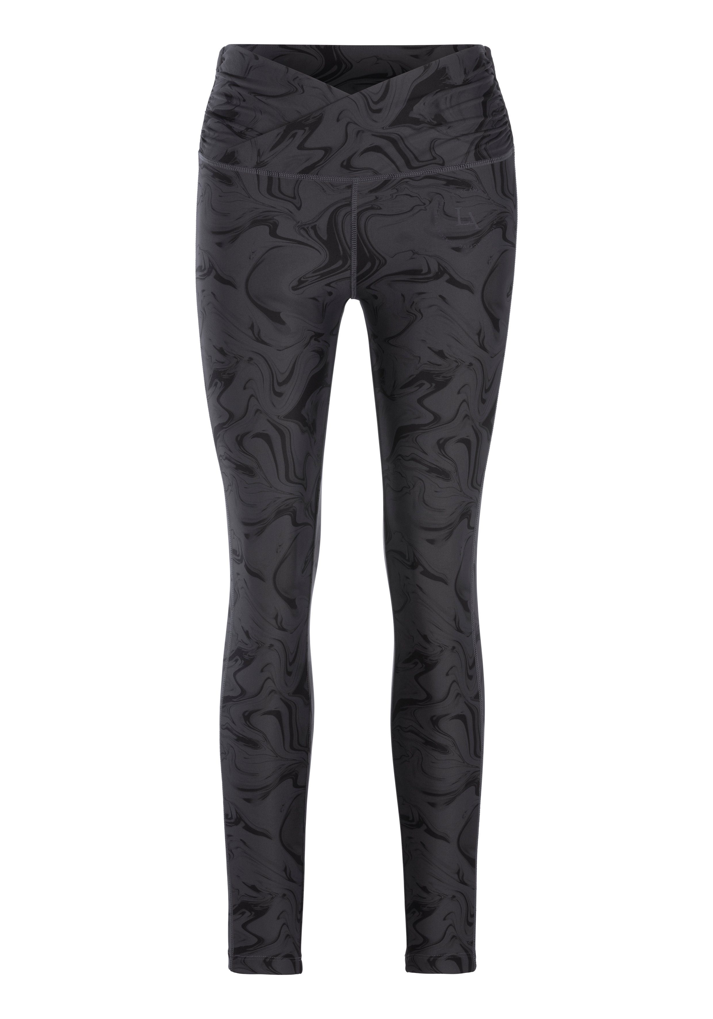 active by Lascana Functionele legging -Sportleggings Sportleggings met allover print
