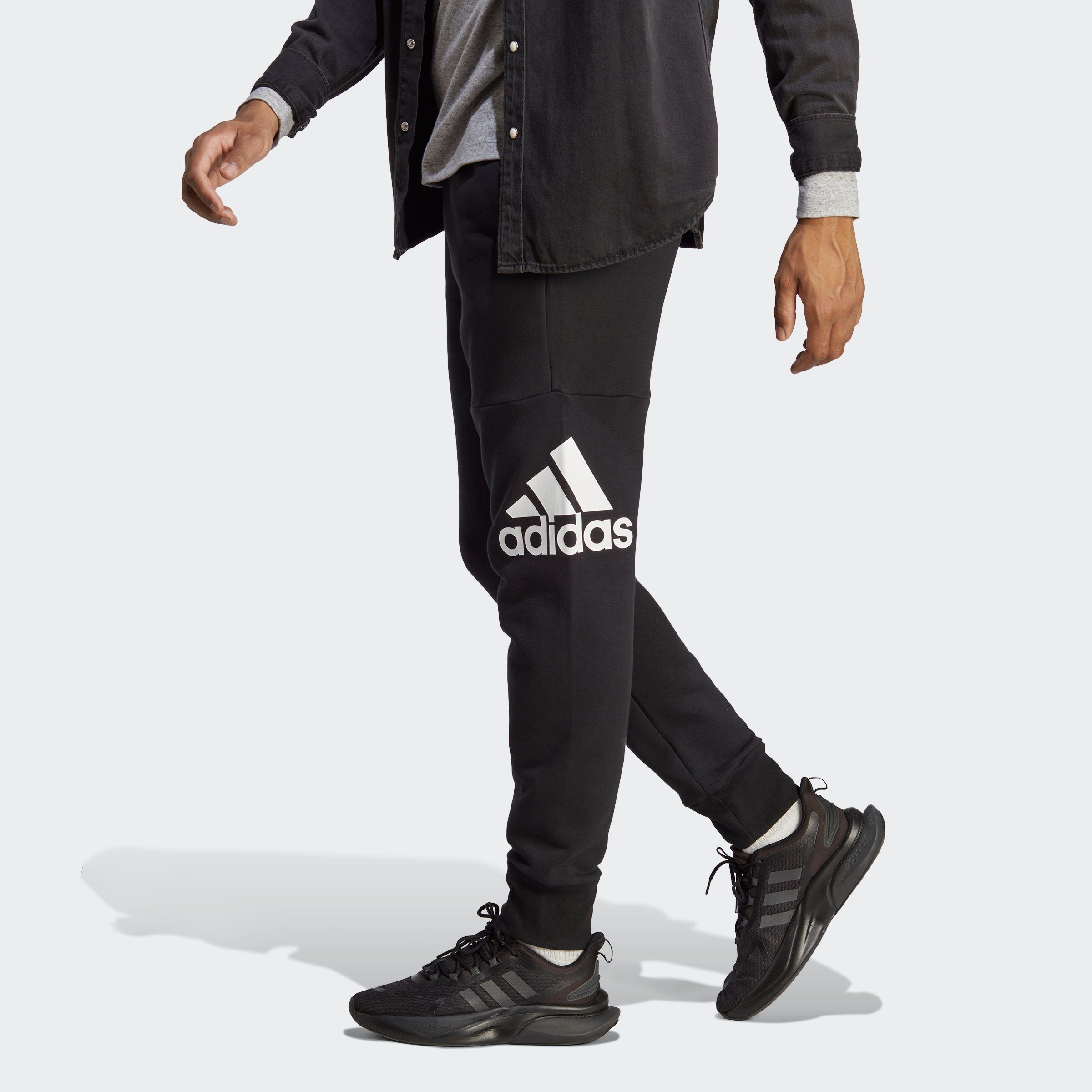 adidas Sportswear Sportbroek ESSENTIALS FRENCH TERRY TAPERED CUFF LOGO BROEK (1-delig)