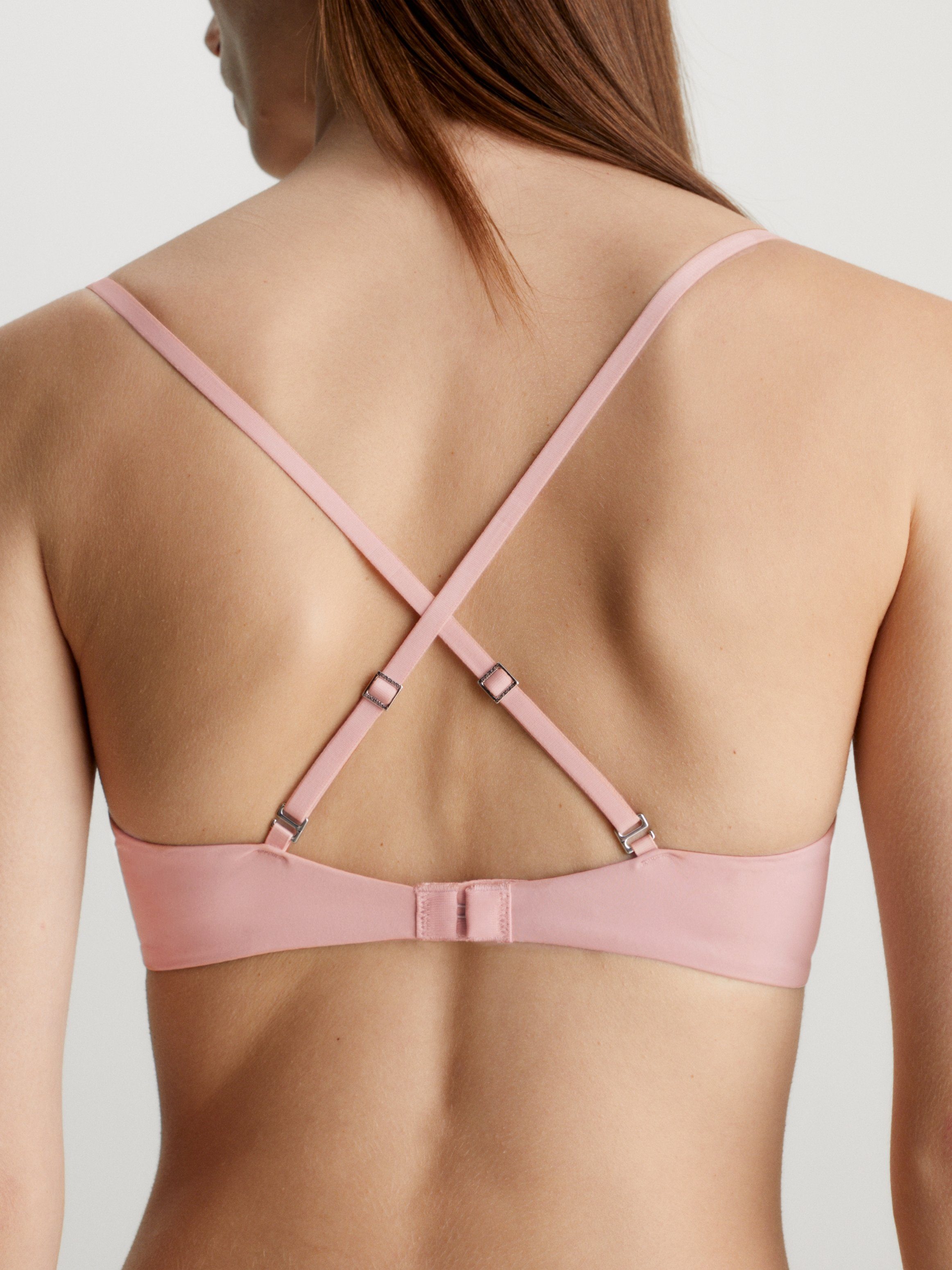 Calvin Klein Beugelloze-bh LIGHTLY LINED DEMI met verstelbare schouderbanden