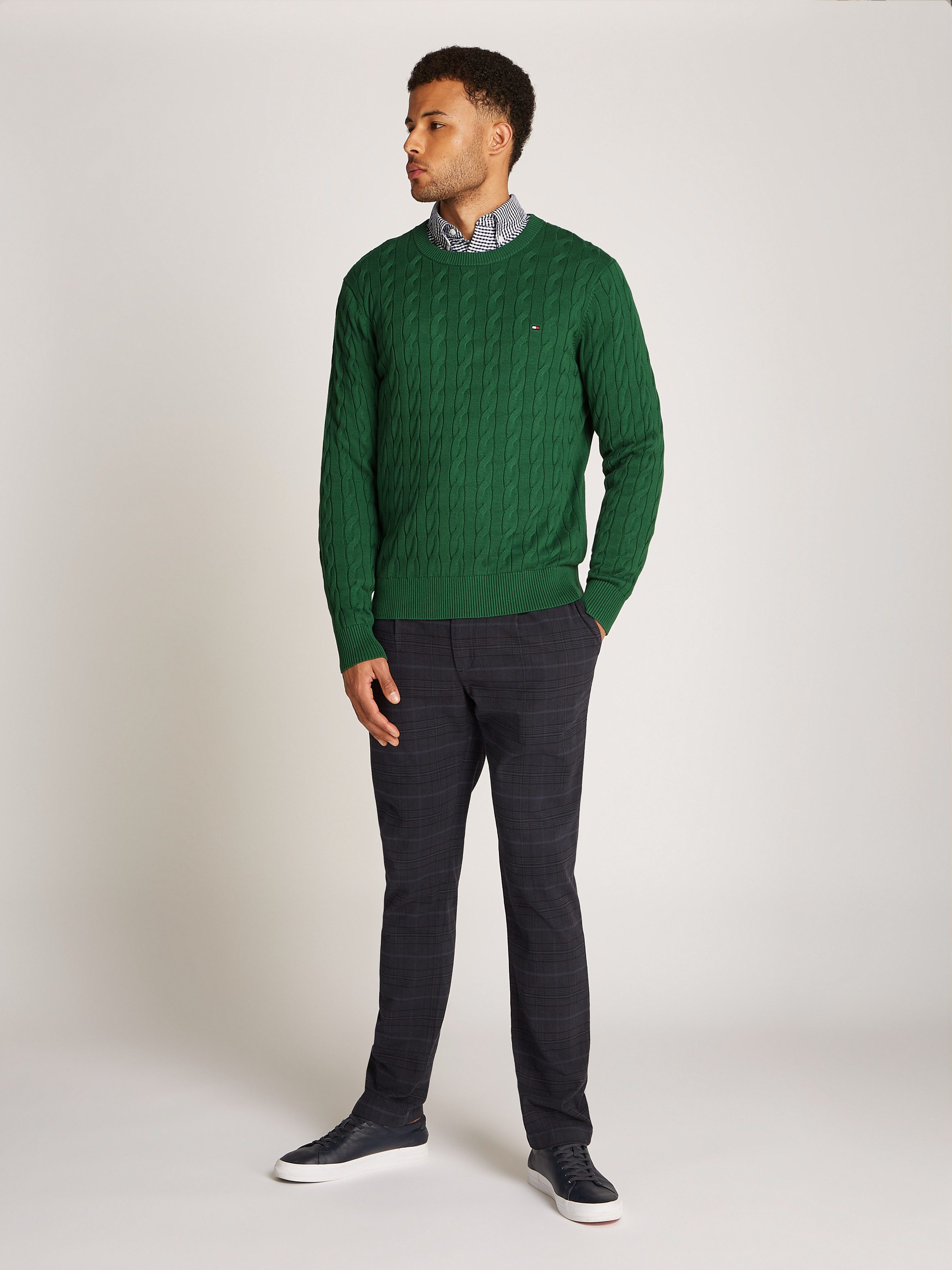 Tommy Hilfiger Gebreide trui CLASSIC CABLE CREW NECK
