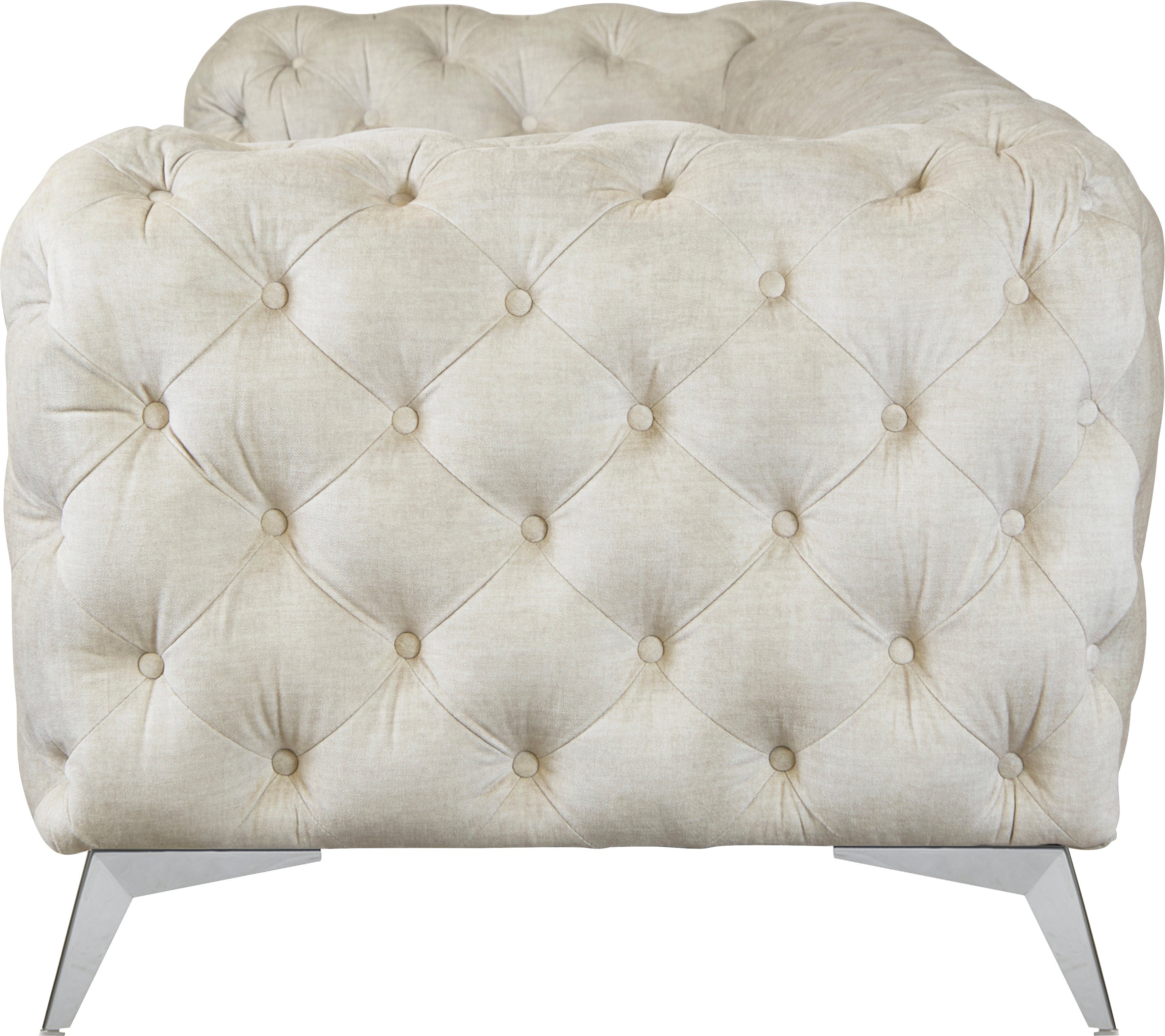 Leonique Chesterfield-bank Glynis luxueuze capitonnage, moderne chesterfield look, kleur van de poten ter keuze