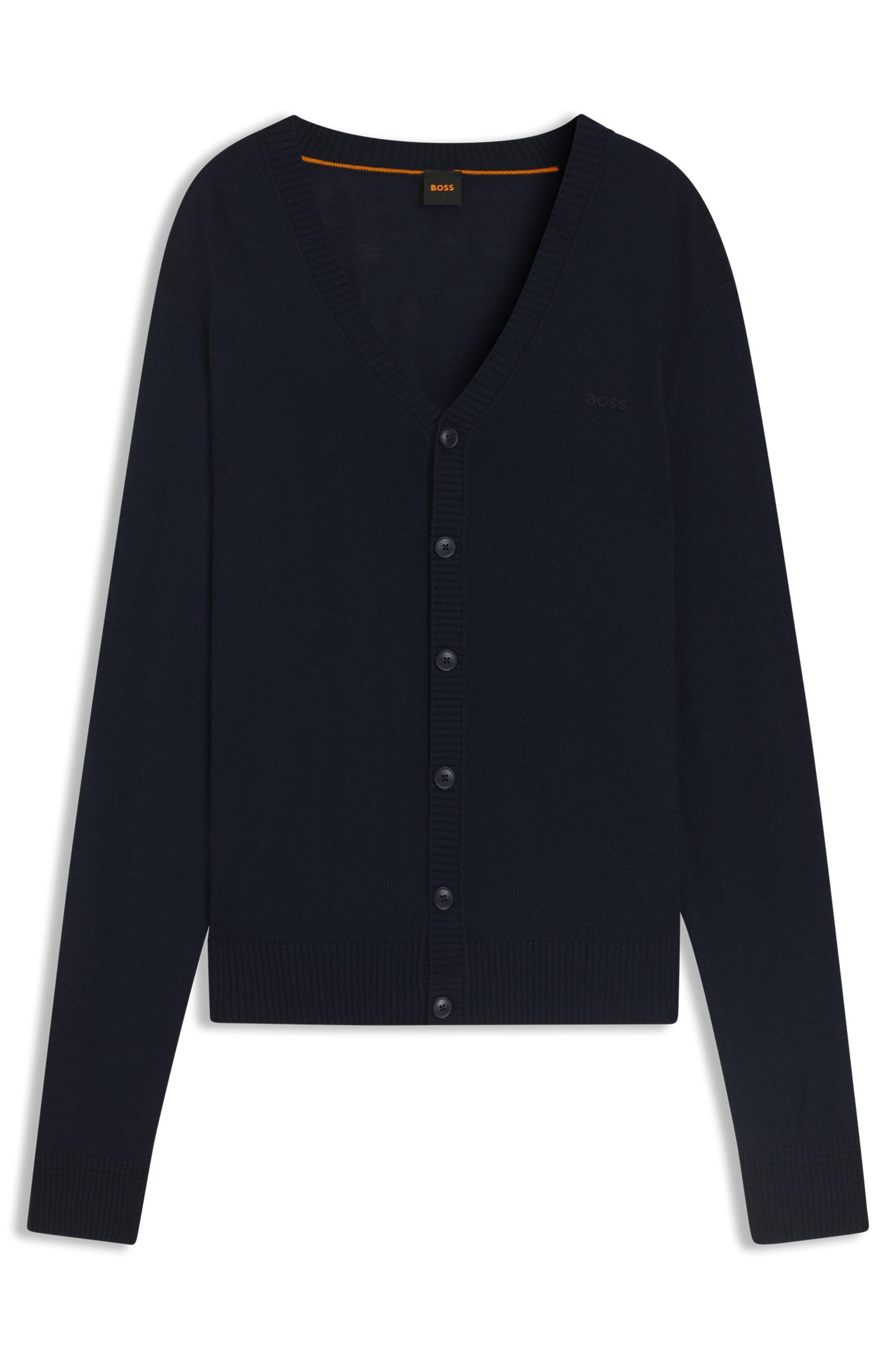 Boss Orange Vest Avac met een diepe v-hals
