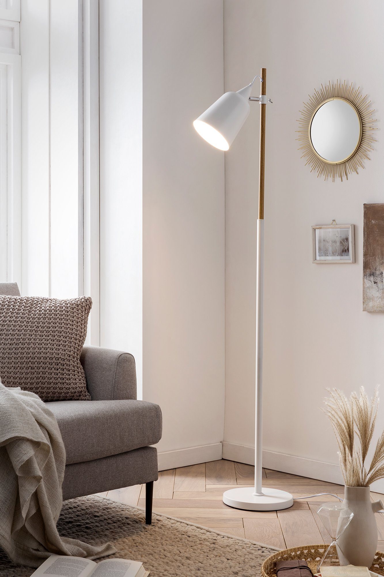 compact zelfmoord verschil SalesFever Staande lamp ELMO in scandinavisch design (1 stuk) snel online  gekocht | OTTO