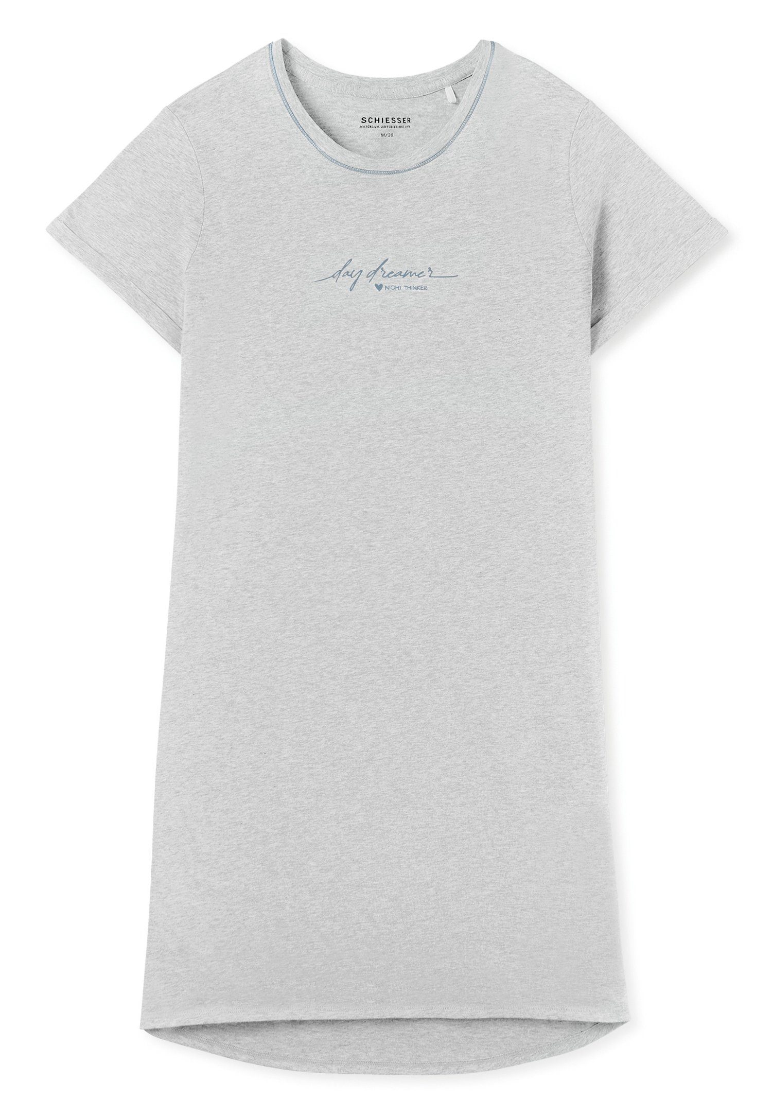 Schiesser Nachthemd Casual Essentials met statement-print