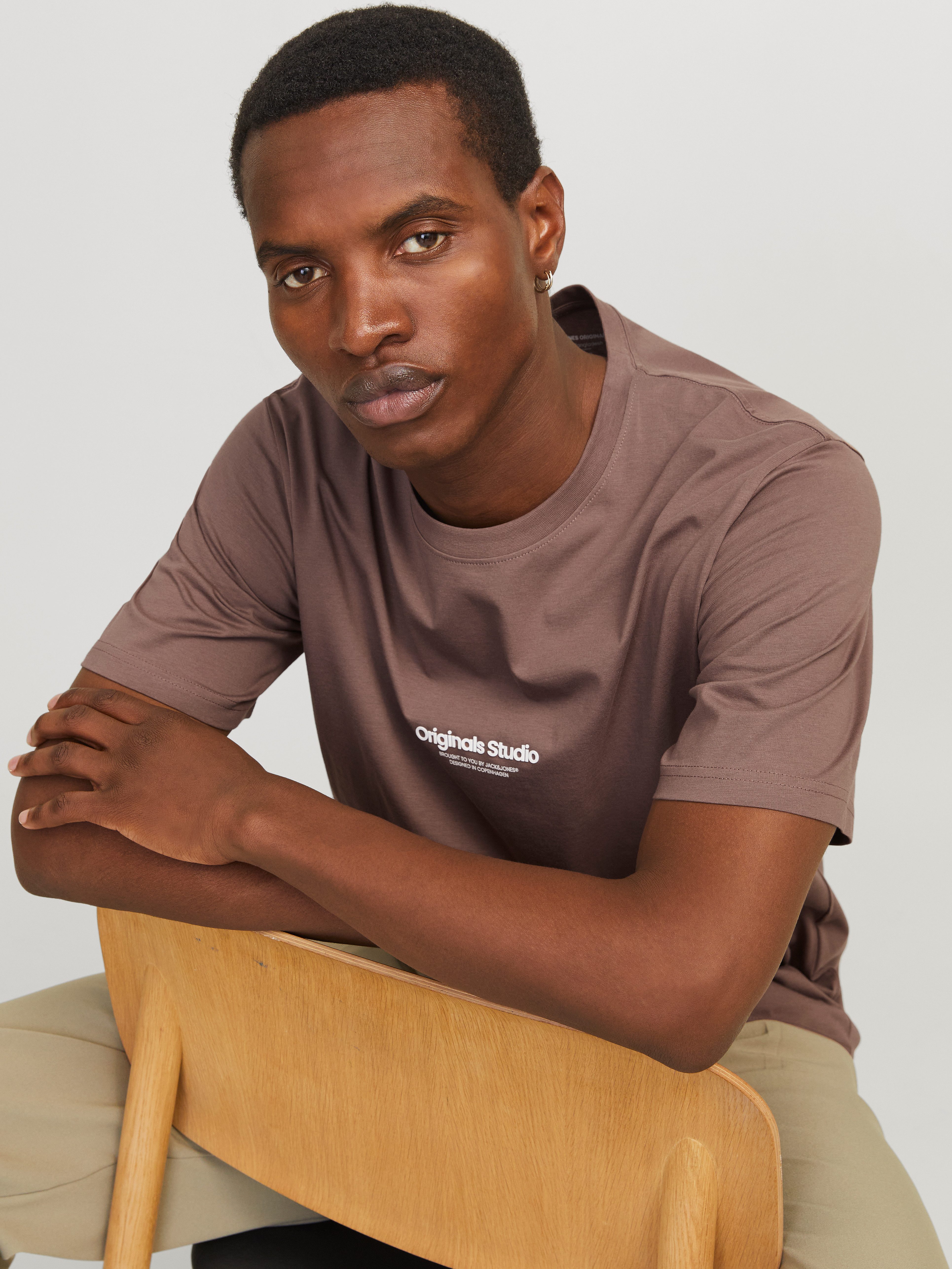Jack & Jones Shirt met ronde hals JORVESTERBRO TEE SS CREW NECK NOOS