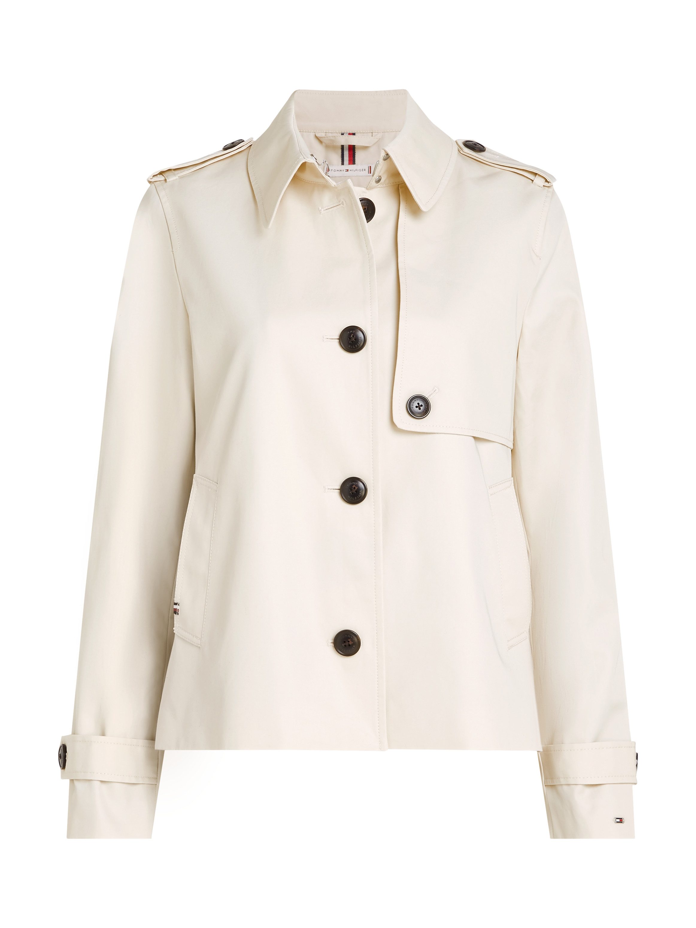Tommy Hilfiger Curve Kort jack CRV COTTON SB SHORT TRENCH