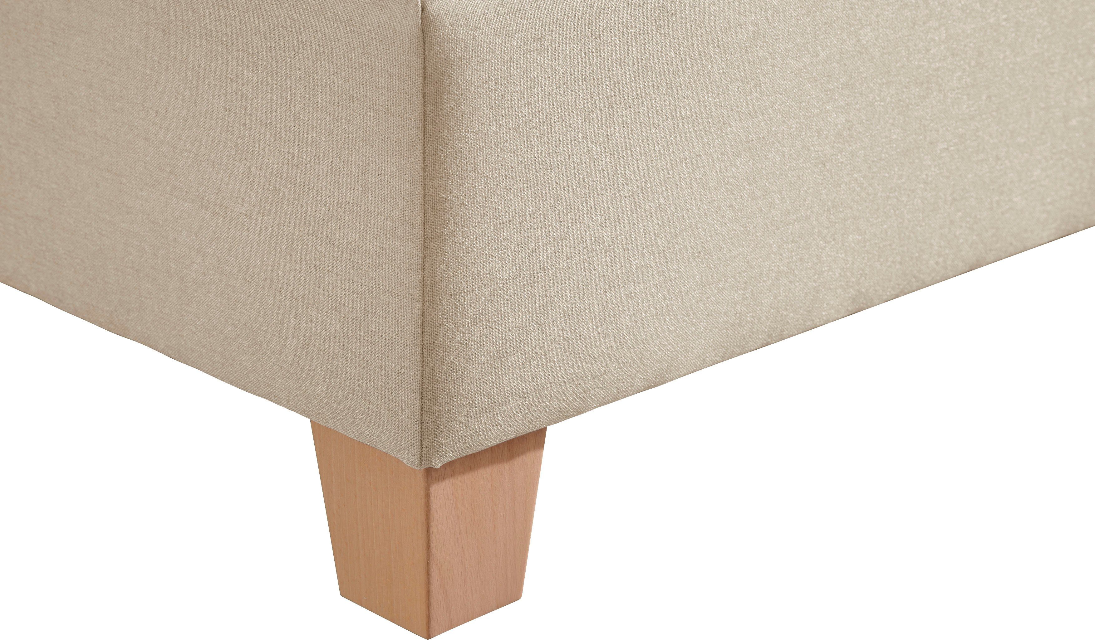 Home affaire Boxspring Fargo inclusief topper, in 3 soorten matrassen, in fluweel of structuurstof