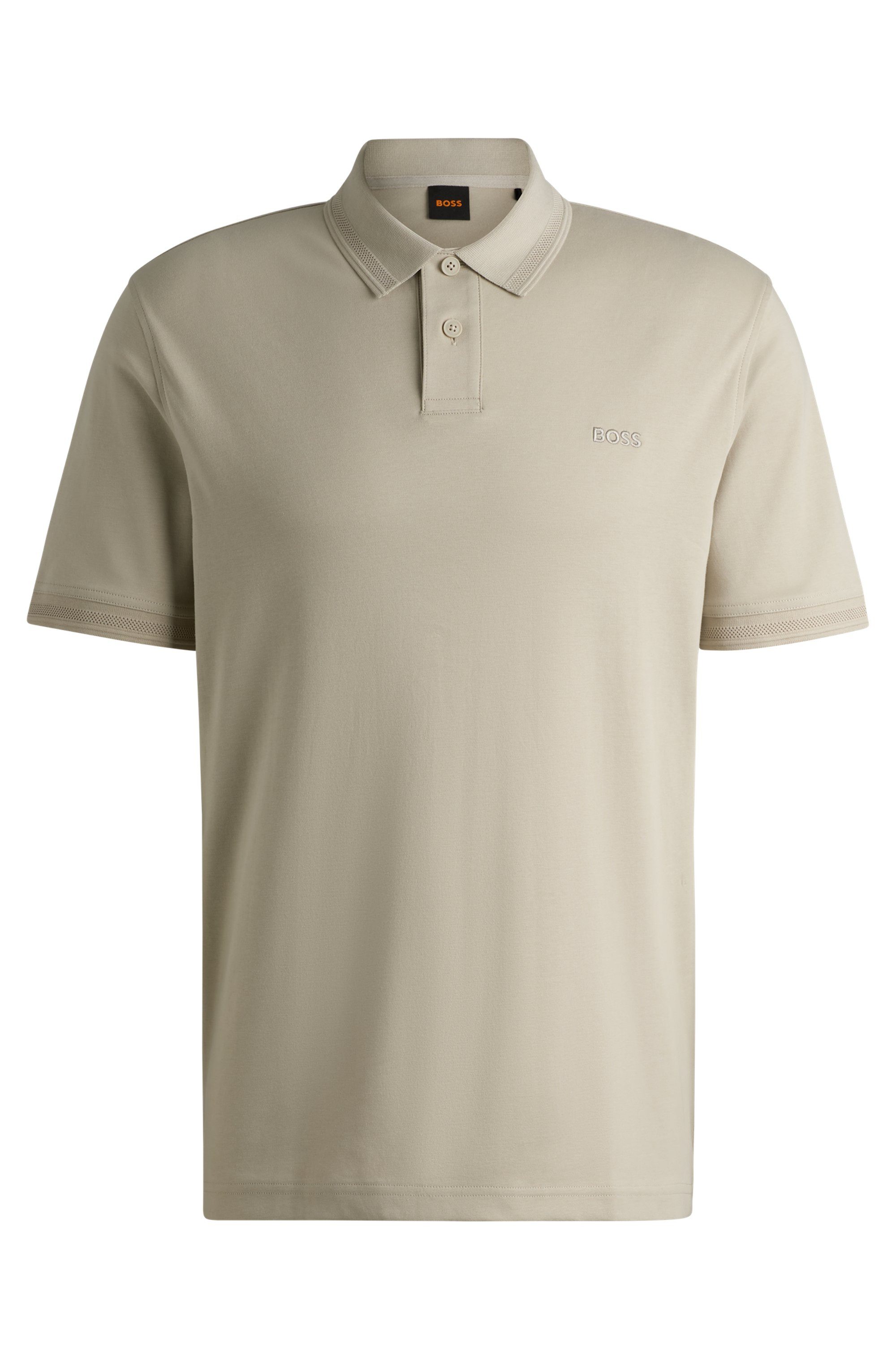 Boss Orange Poloshirt Pe met een polokraag