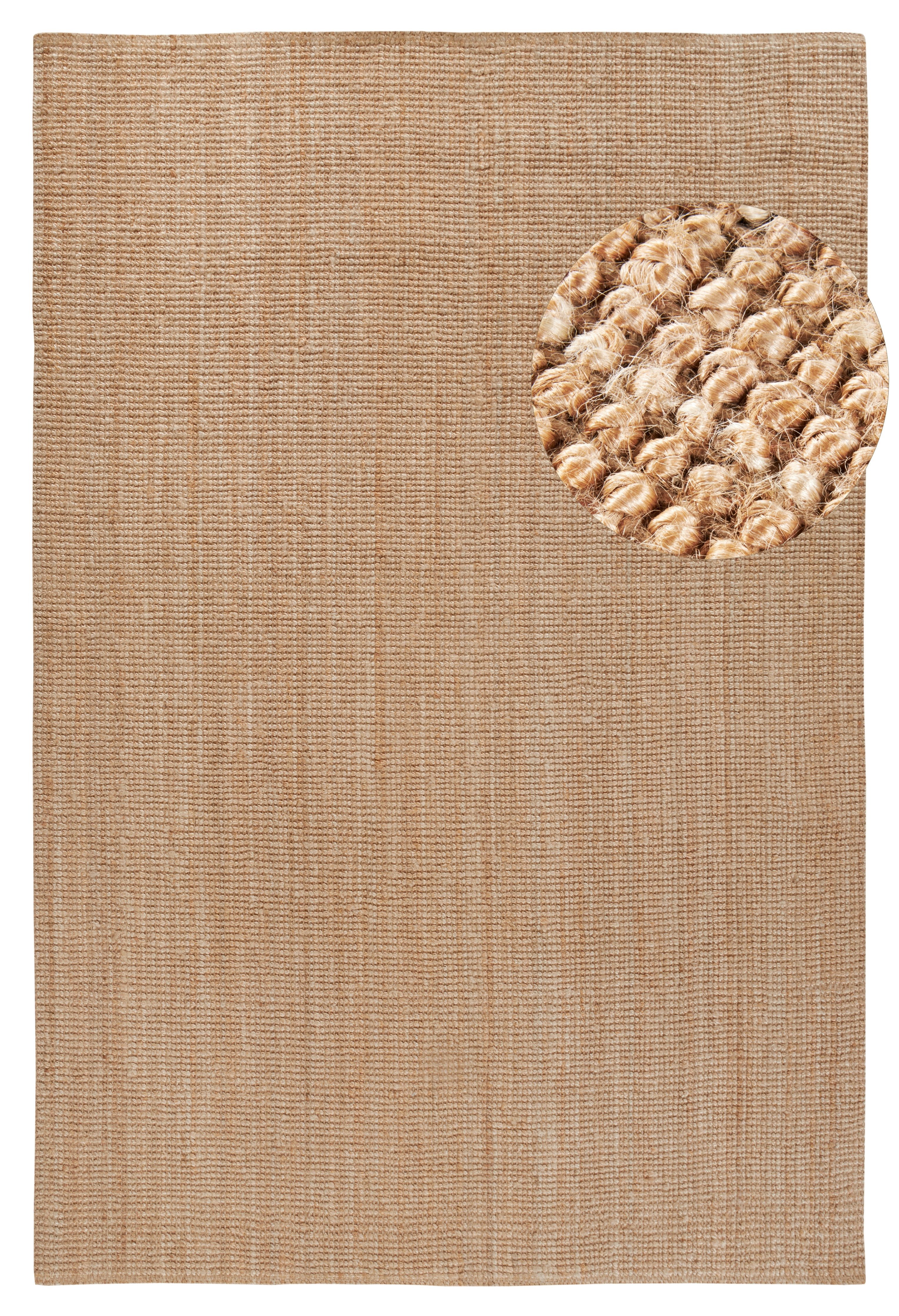 Villeroy & Boch Vloerkleed Rosalie jute tapijt Loper, 100% jute, natuurlijk, woonkamer, eetkamer, slaapkamer, GRS