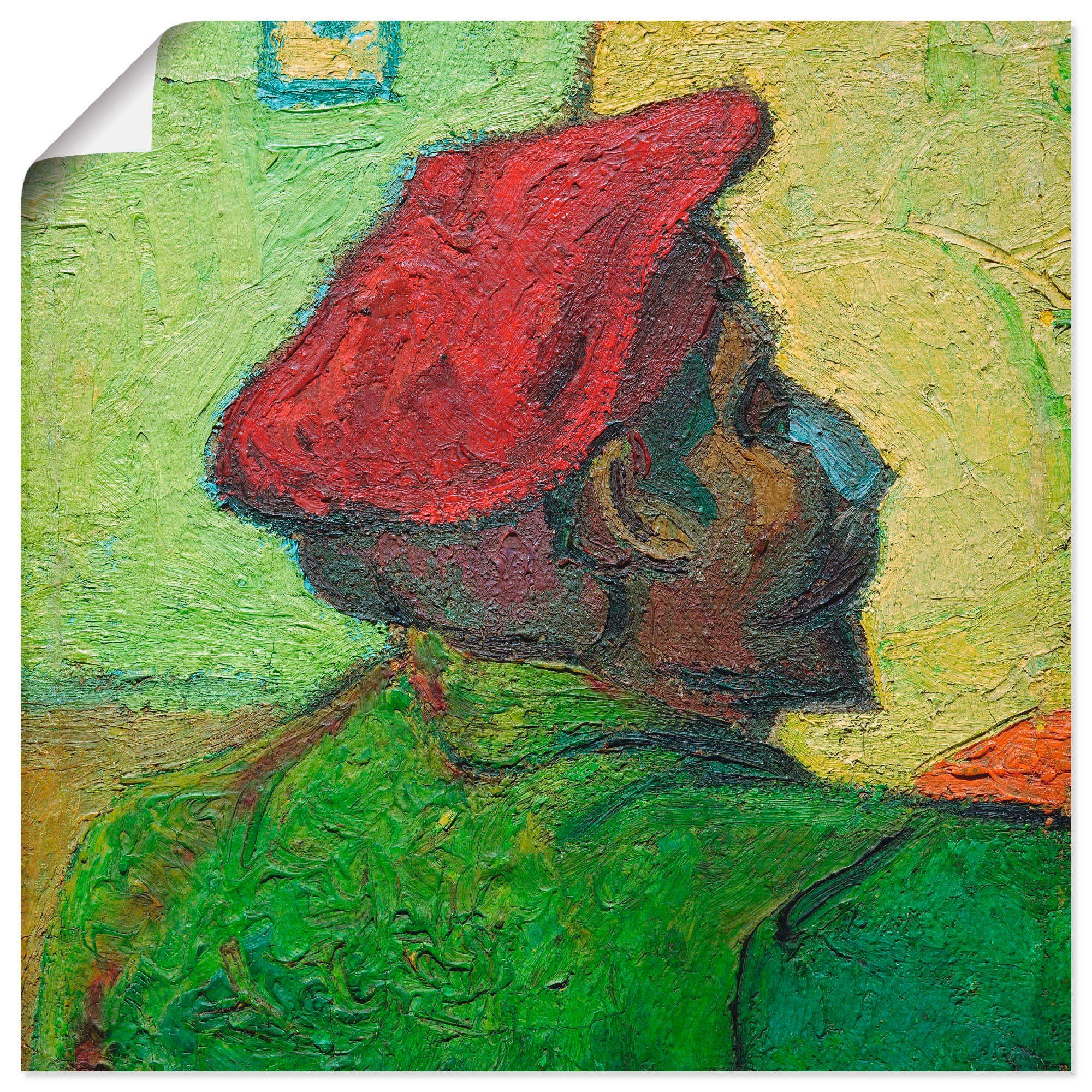 Artland Artprint Paul Gauguin schilderij v. V. van Gogh als artprint op linnen, muursticker of poster in verschillende maten foto schilderijen groen
