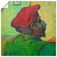 artland artprint paul gauguin schilderij v. v. van gogh in vele afmetingen  productsoorten -artprint op linnen, poster, muursticker - wandfolie ook geschikt voor de badkamer (1 stuk) groen