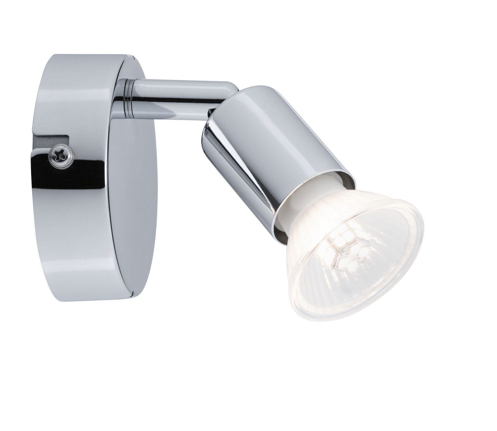 Paulmann Wandlamp Carolina Spotlight IP44 max. 1x10W chroom 230V metaal, GU 10 (1 stuk)