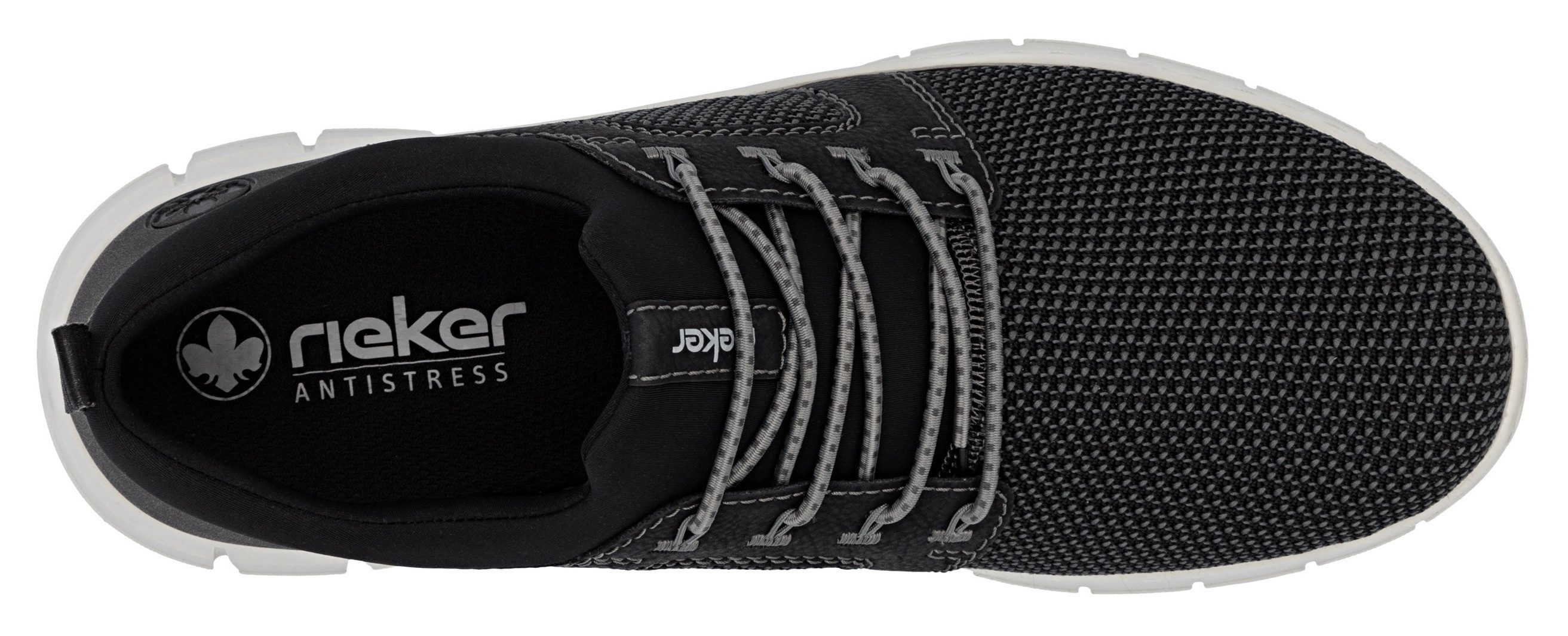 Rieker Slip-on sneakers , instapschoen, lage schoen, vrijetijdsschoen met elastiek, om in te stappen