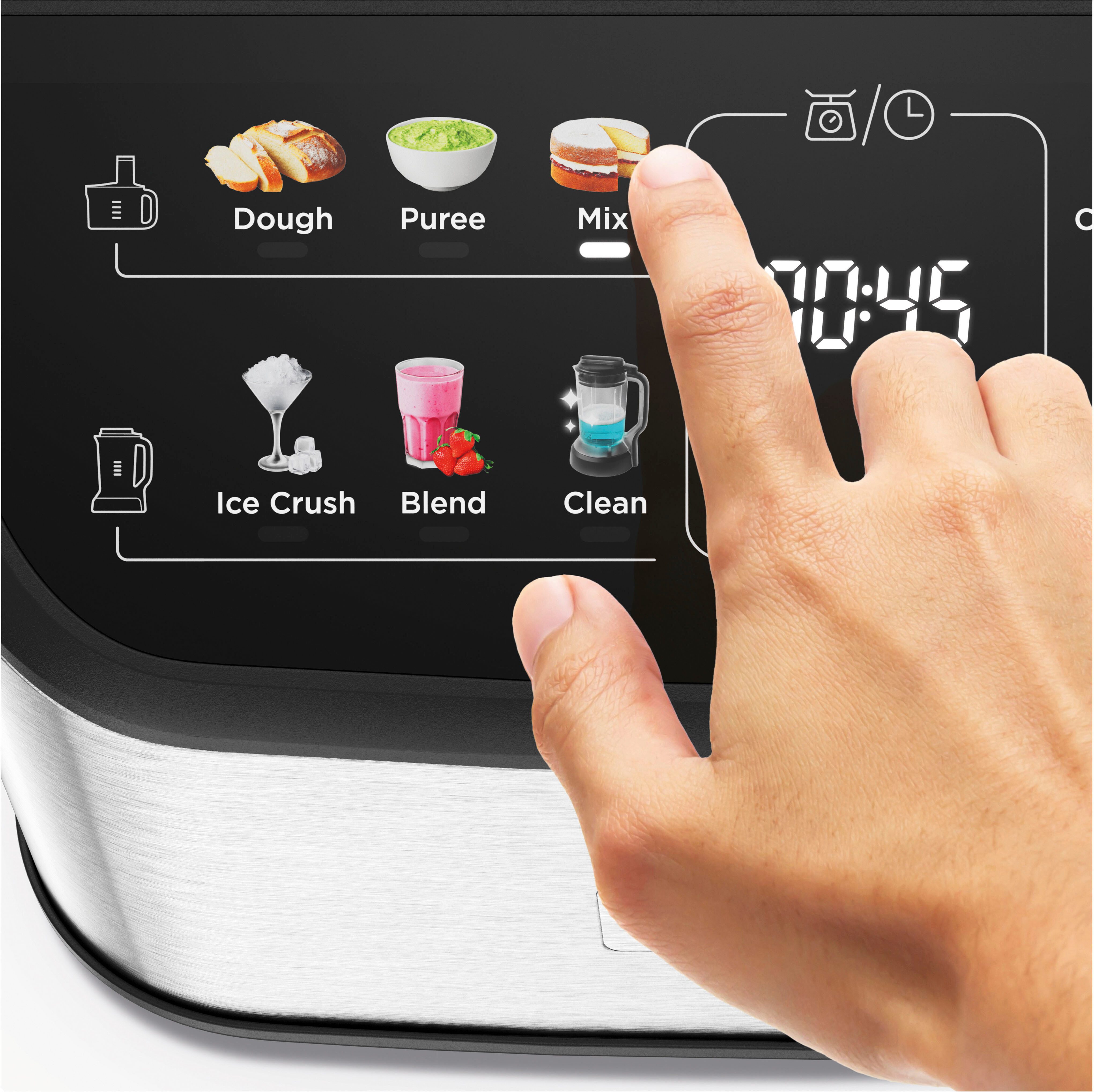 KENWOOD Compacte keukenmachine MultiPro OneTouch FDM73.480SS schwarz