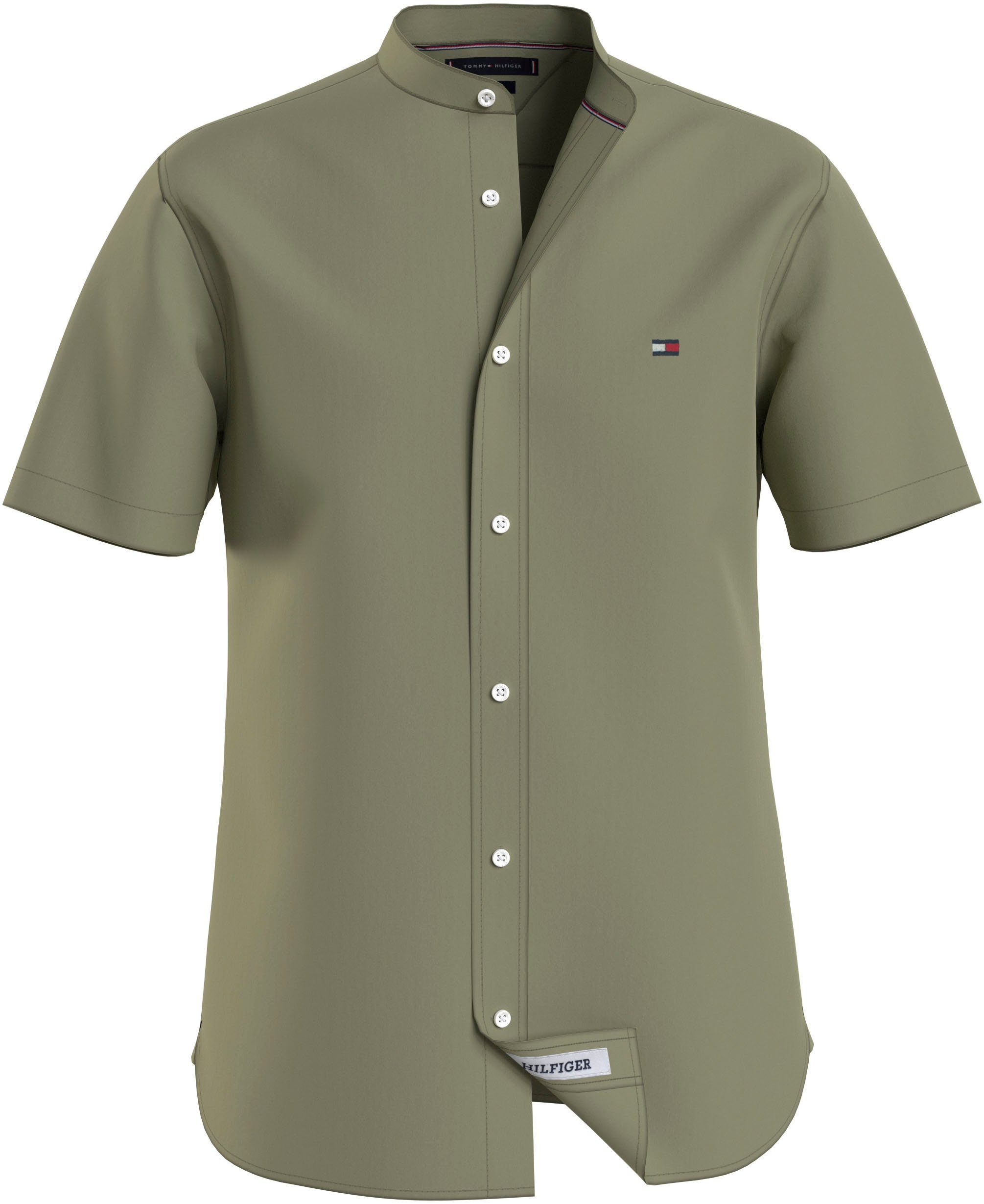 Tommy Hilfiger Overhemd met korte mouwen FLEX POPLIN MAO RF SHIRT