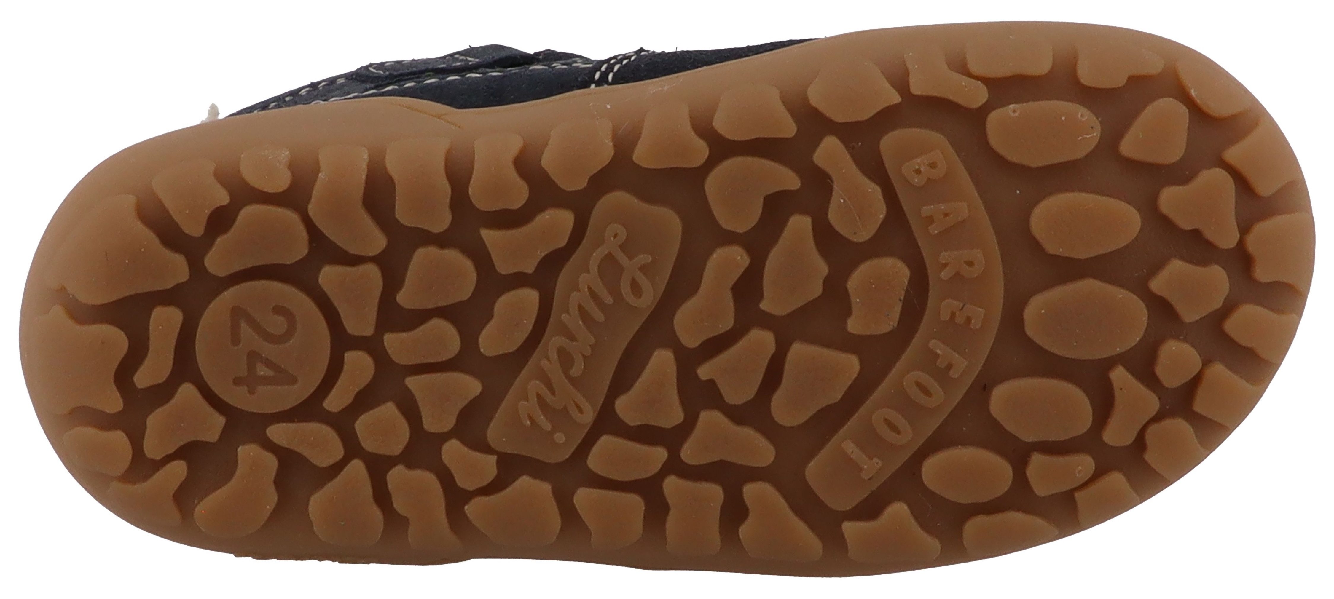 Lurchi Barefootschoenen Juppy Barefoot TEX Klittenband laarzen met TEX-uitrusting, maatsjabloon om te downloaden