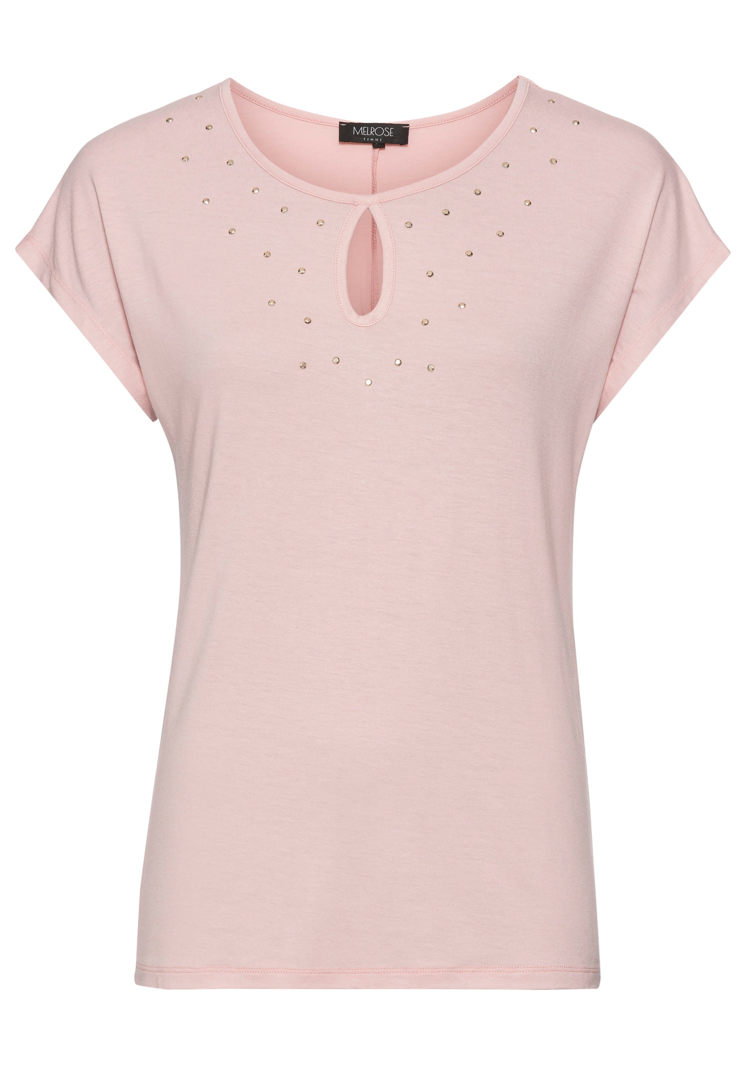 Melrose Oversized shirt met sierstuds nieuwe collectie