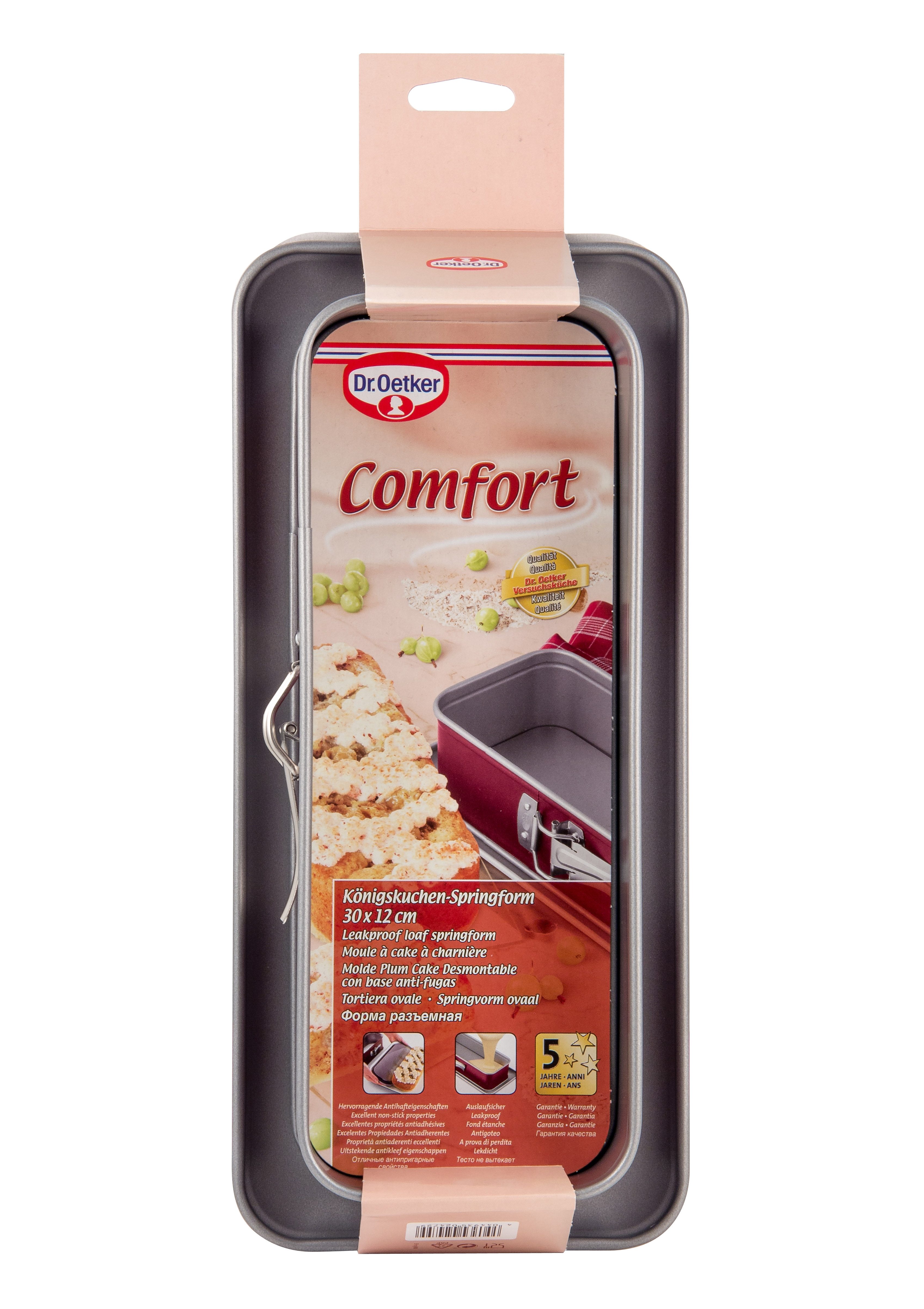 Dr. Oetker Hoekig model Kings taart