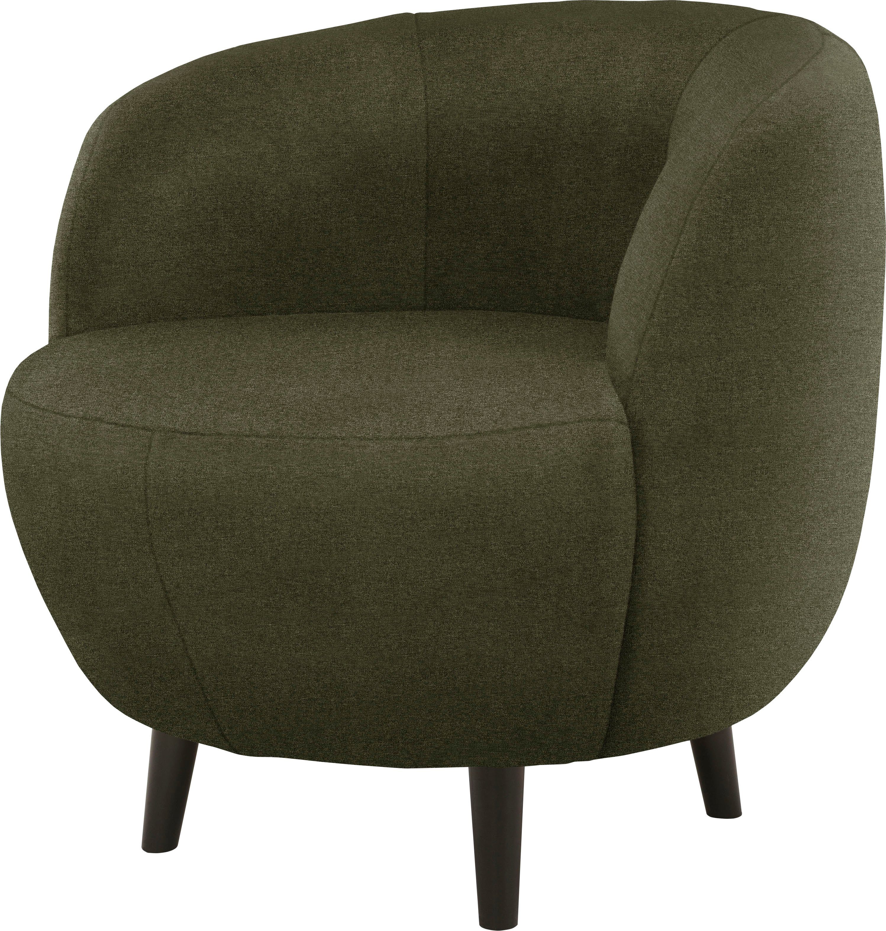 LOOKS BY WOLFGANG JOOP Fauteuil LOOKS XIV Cocktailsstoel rond model, perfect voor elk vertrek