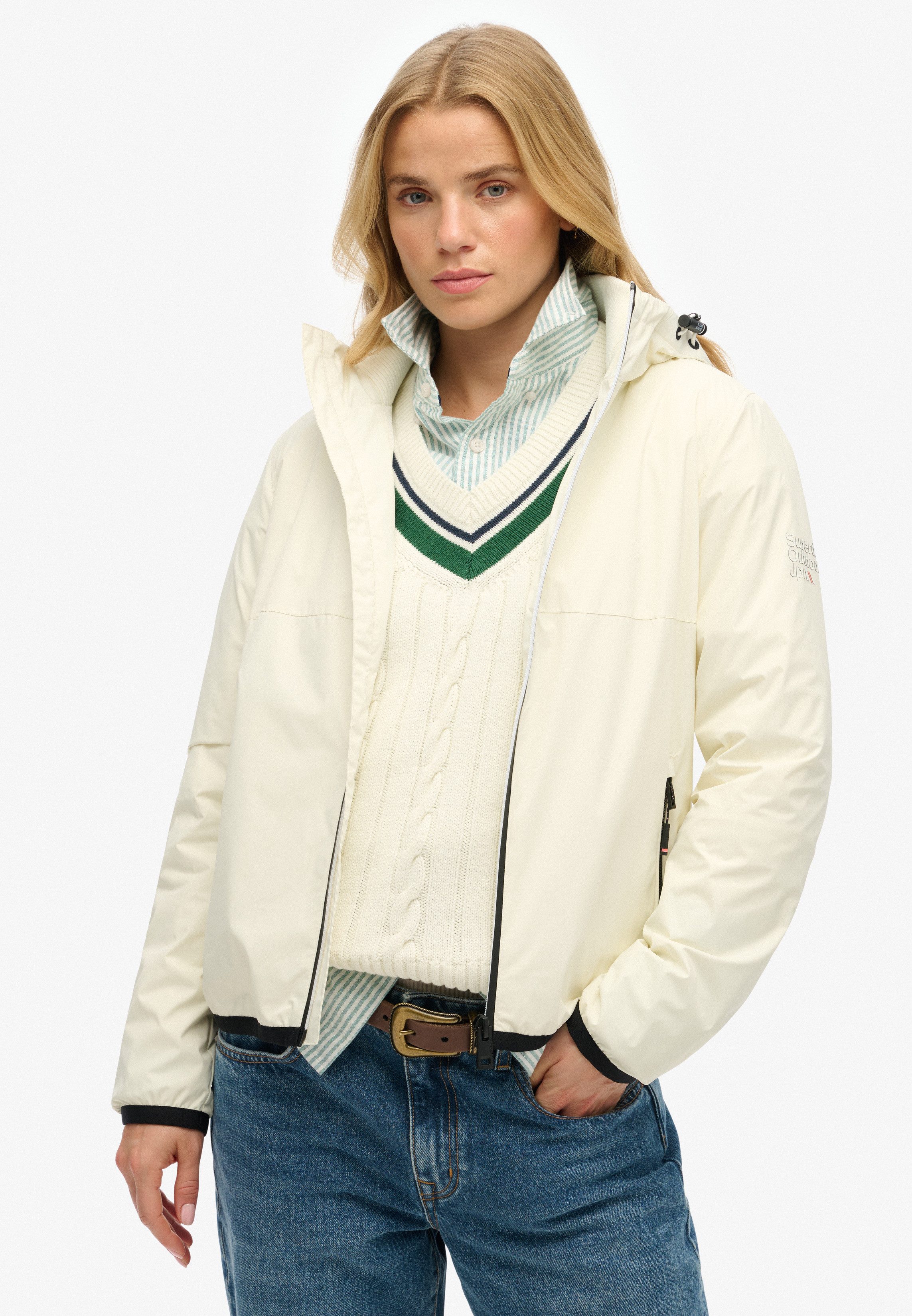 Superdry Outdoorjack HOODED LOGO WINDBREAKER JACKET