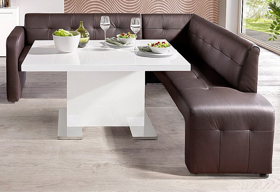 exxpo - sofa fashion Eetbank Barista, comfortabel en elegant, hoge bodemvrijheid,