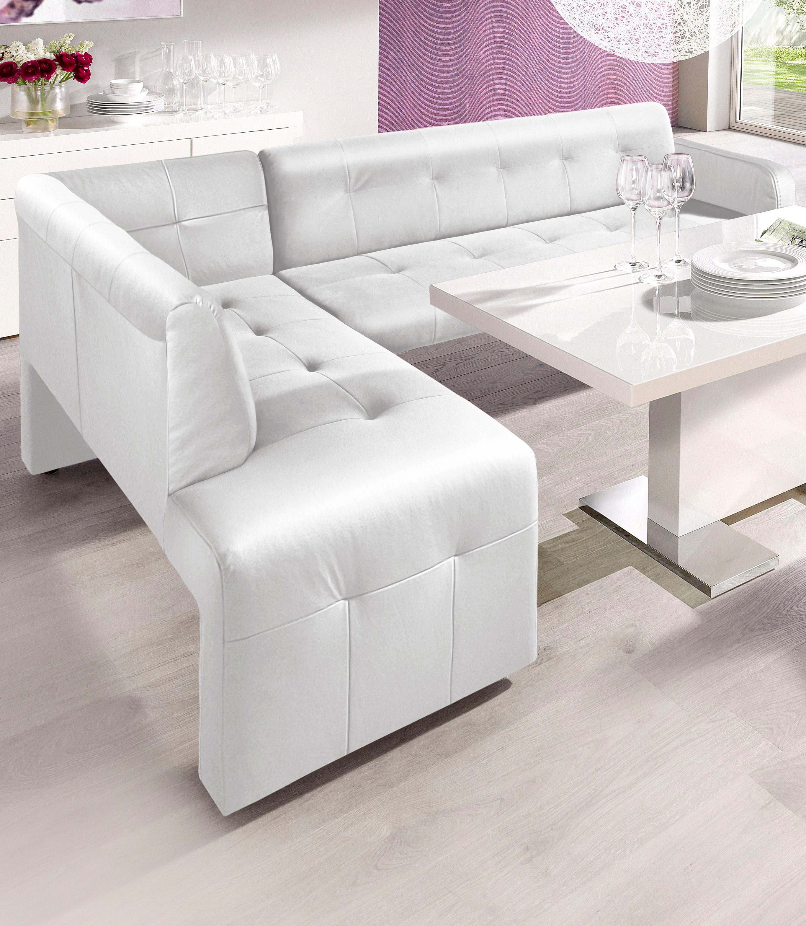 exxpo - sofa fashion hoekbank barista vrij verstelbaar in de kamer wit