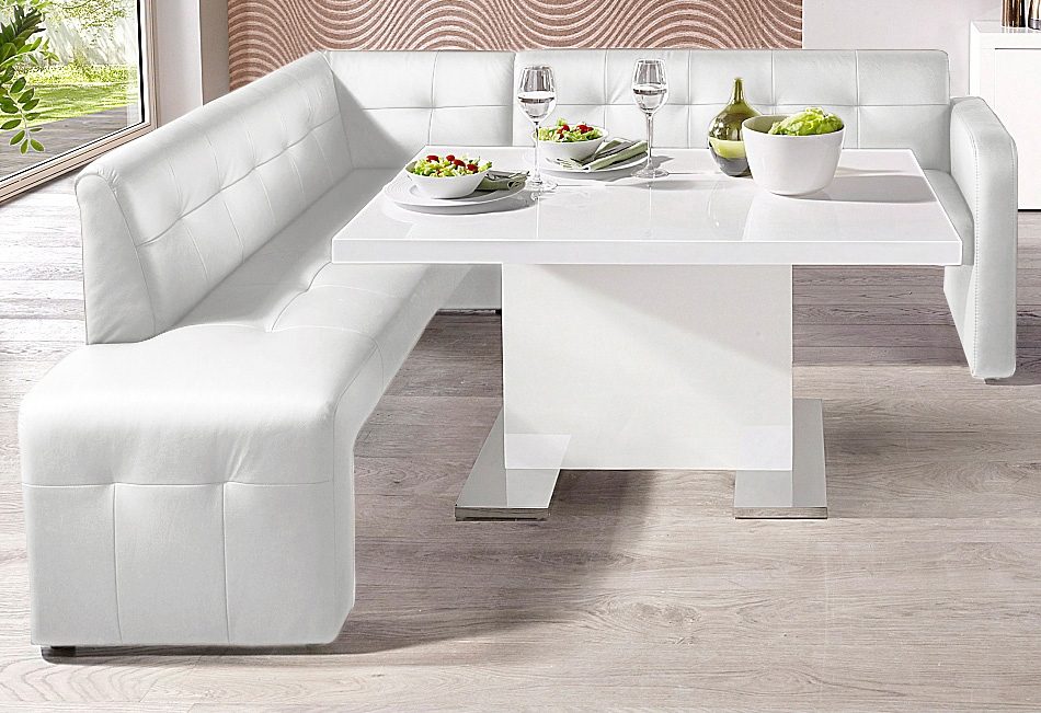 exxpo - sofa fashion Eetbank Barista, comfortabel en elegant, hoge bodemvrijheid, Hoekbank Barista comfortabel en elegant, hoogwaardige detailafwerking