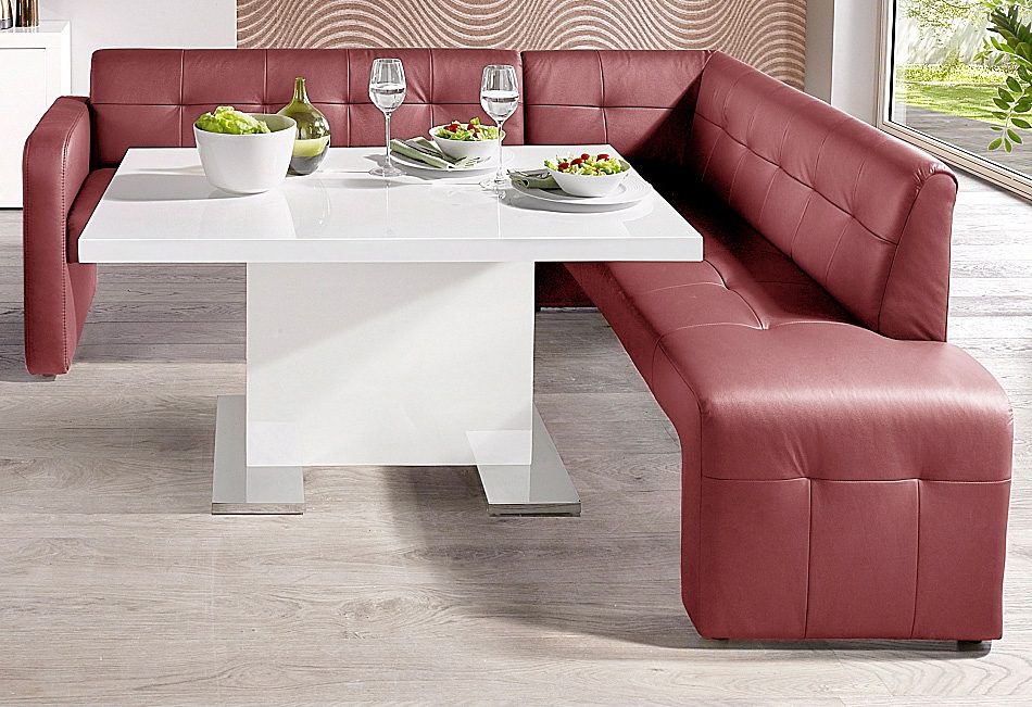 Exxpo - sofa fashion Hoekbank Barista, comfortabel en elegant, hoge bodemvrijheid, moderne zit- en rugverwerking, vrij in de ruimte te plaatsen